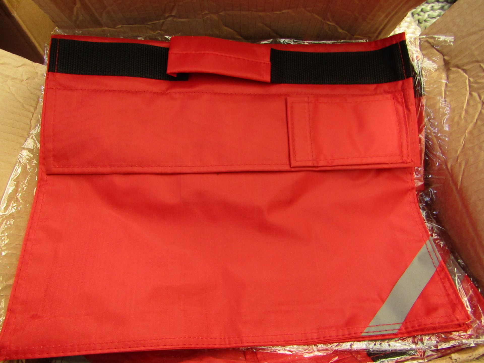 Approx 50 Childrens School bags colour red all new in packaging