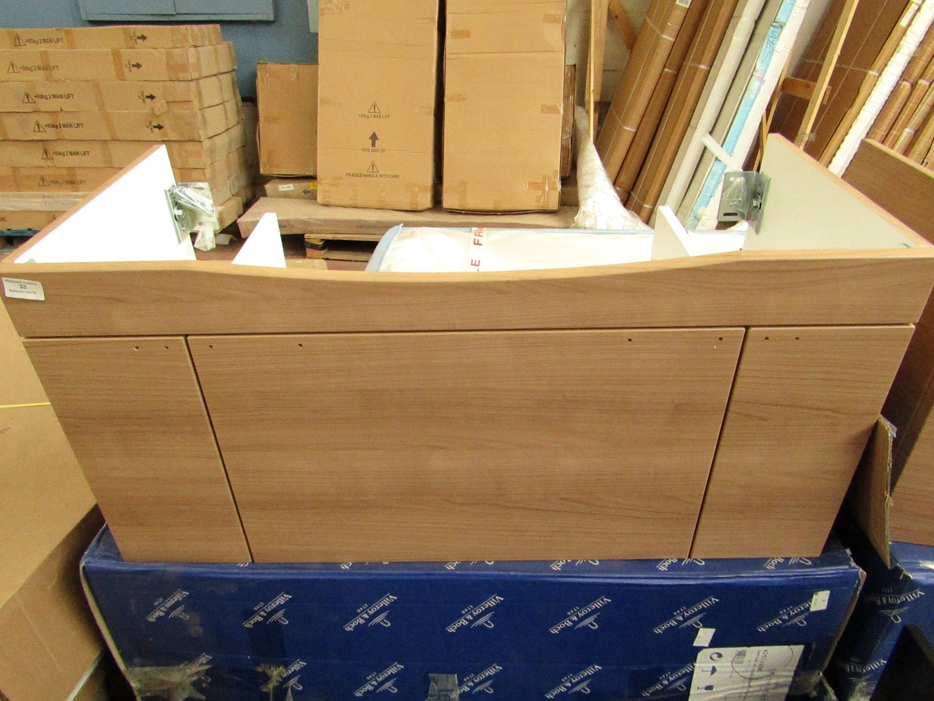 Villeroy and Boch Sentique Pearl Wood A25130DN sink unit, 950mm x 450mm, new and boxed RRP £350