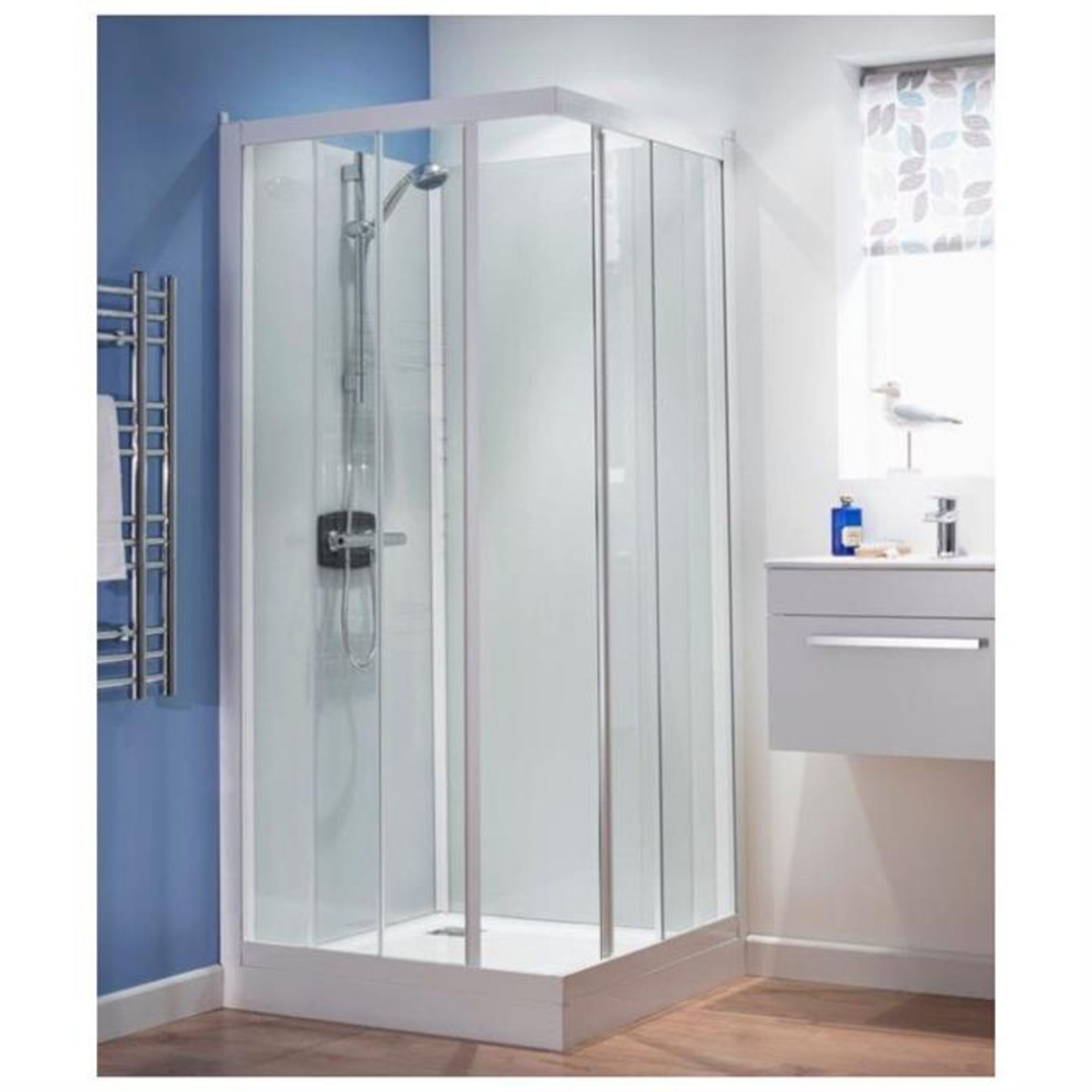 Kinedo Prime Complete 900x900mm shower enclosure, in 5 boxes