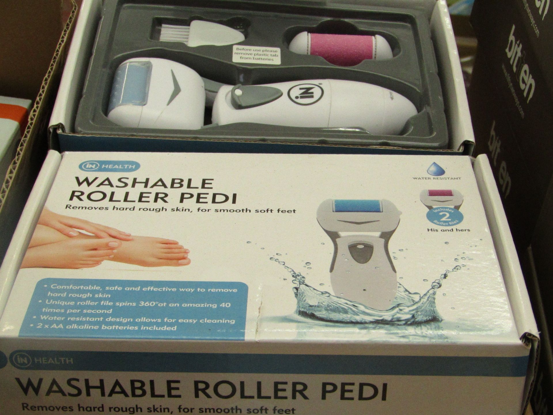 In-Health washable roller pedi. New & boxed.