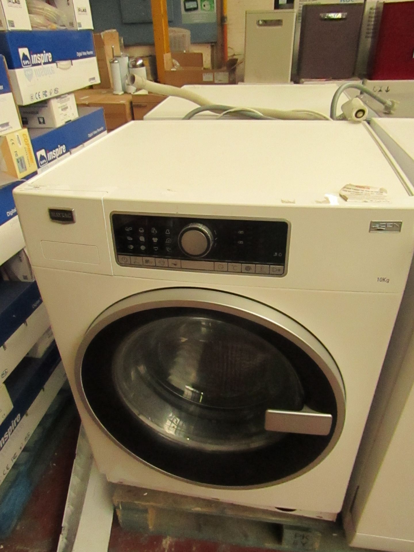 Maytag Zen 10KG washing machine, powers on and spins, RRP £399