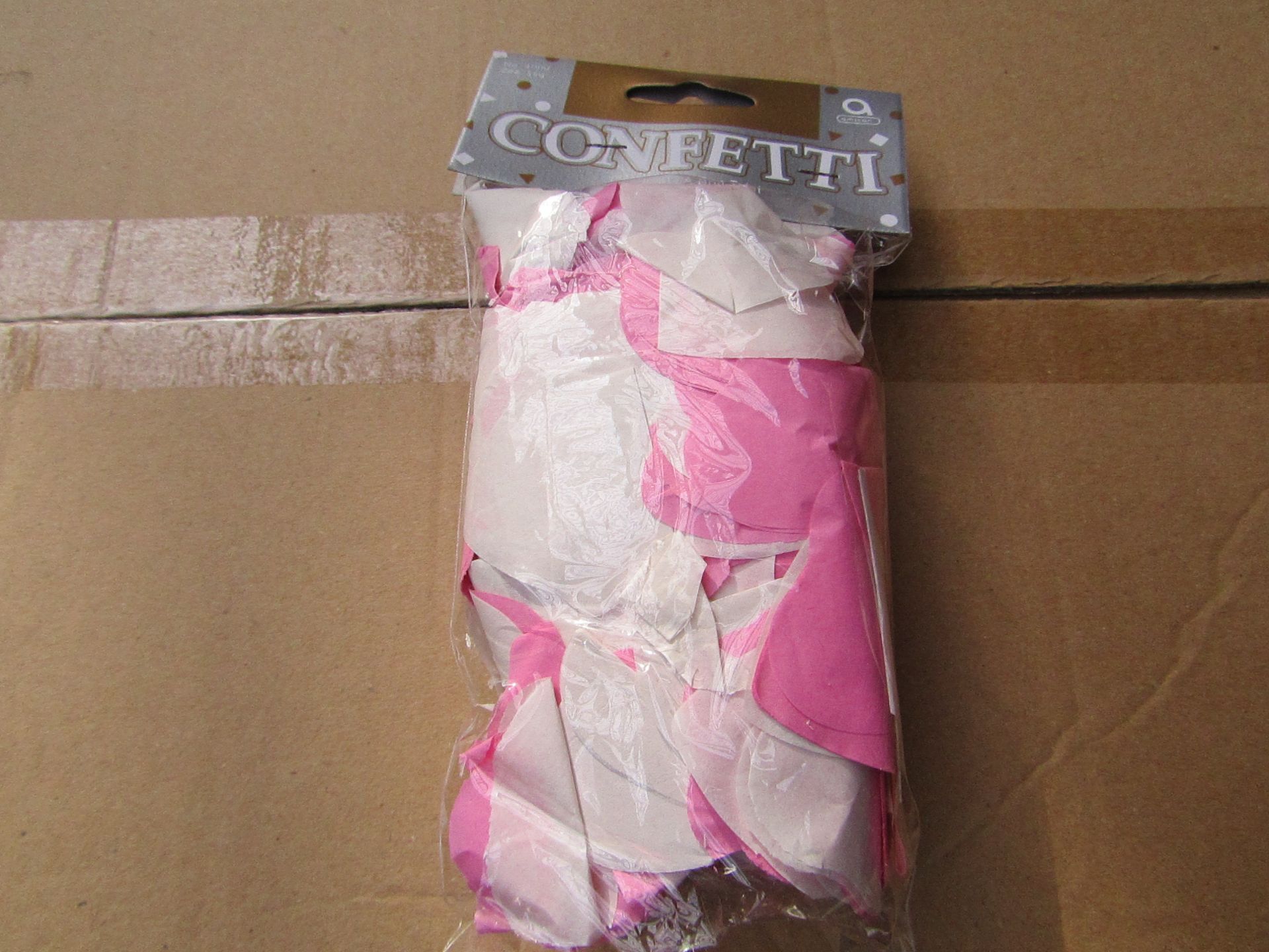 Box of approx 72x Packs of Rose Petal confetti, new