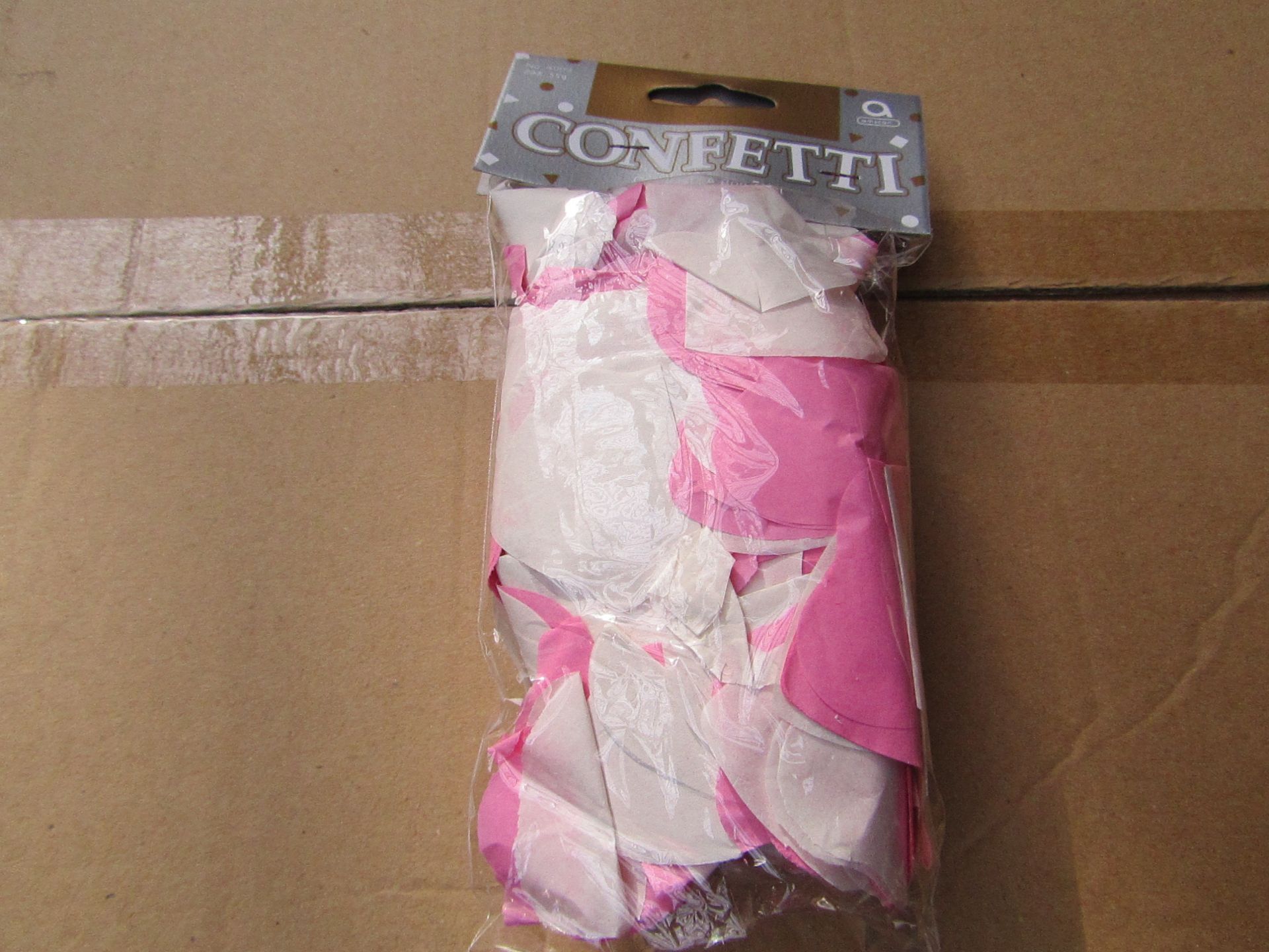 Box of approx 72x Packs of Rose Petal confetti, new