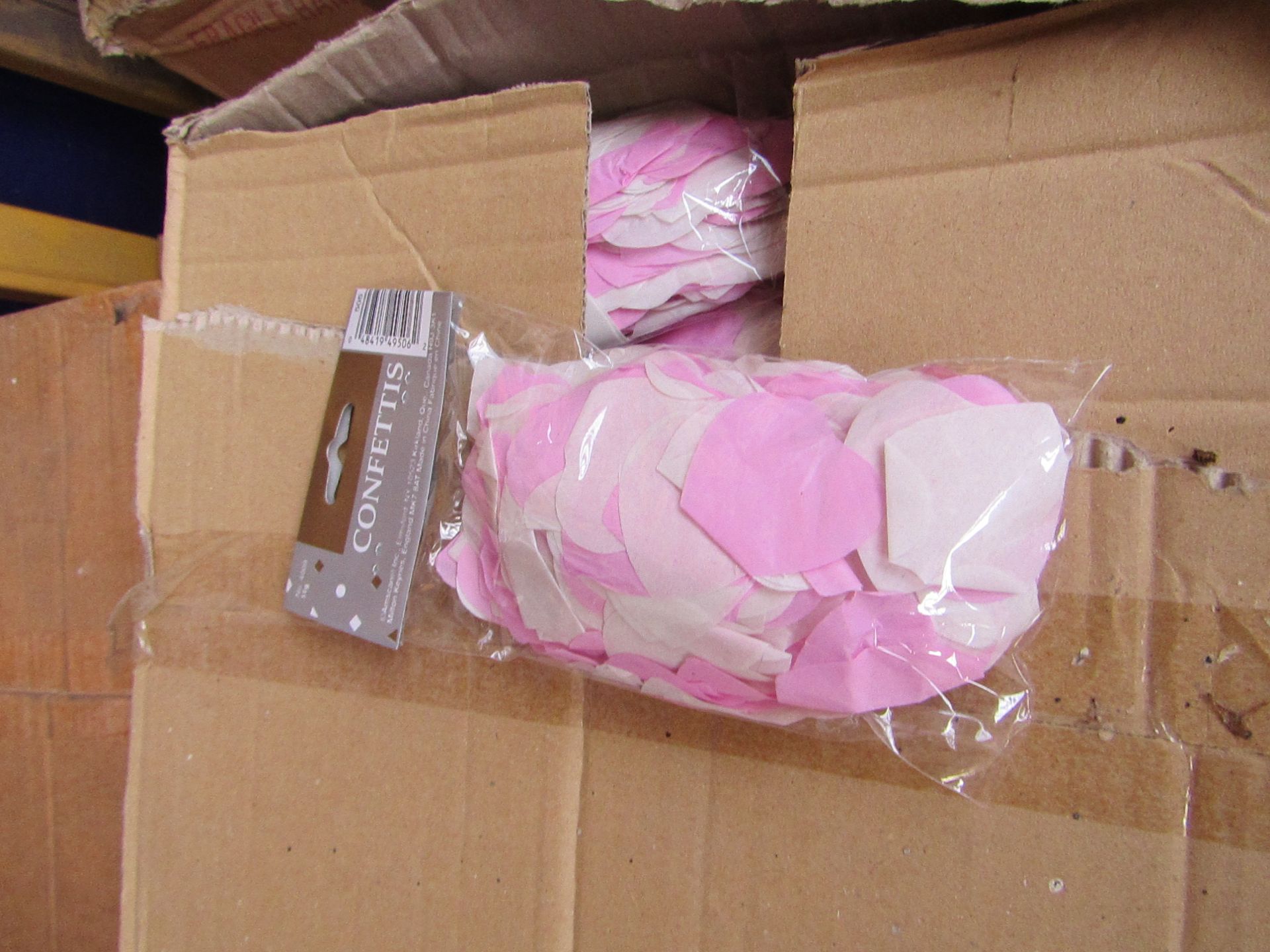 2x Boxes of 24 Rose petal confetti, new and packaged
