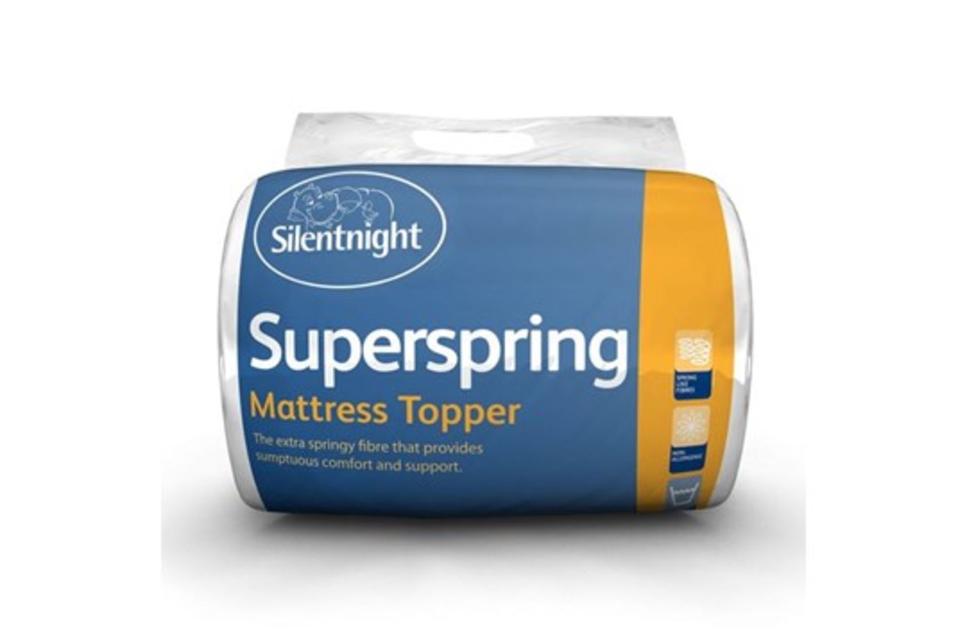 Silentnight Super Spring mattress topper, kingsize, brand new and packaged. RRP £29.99