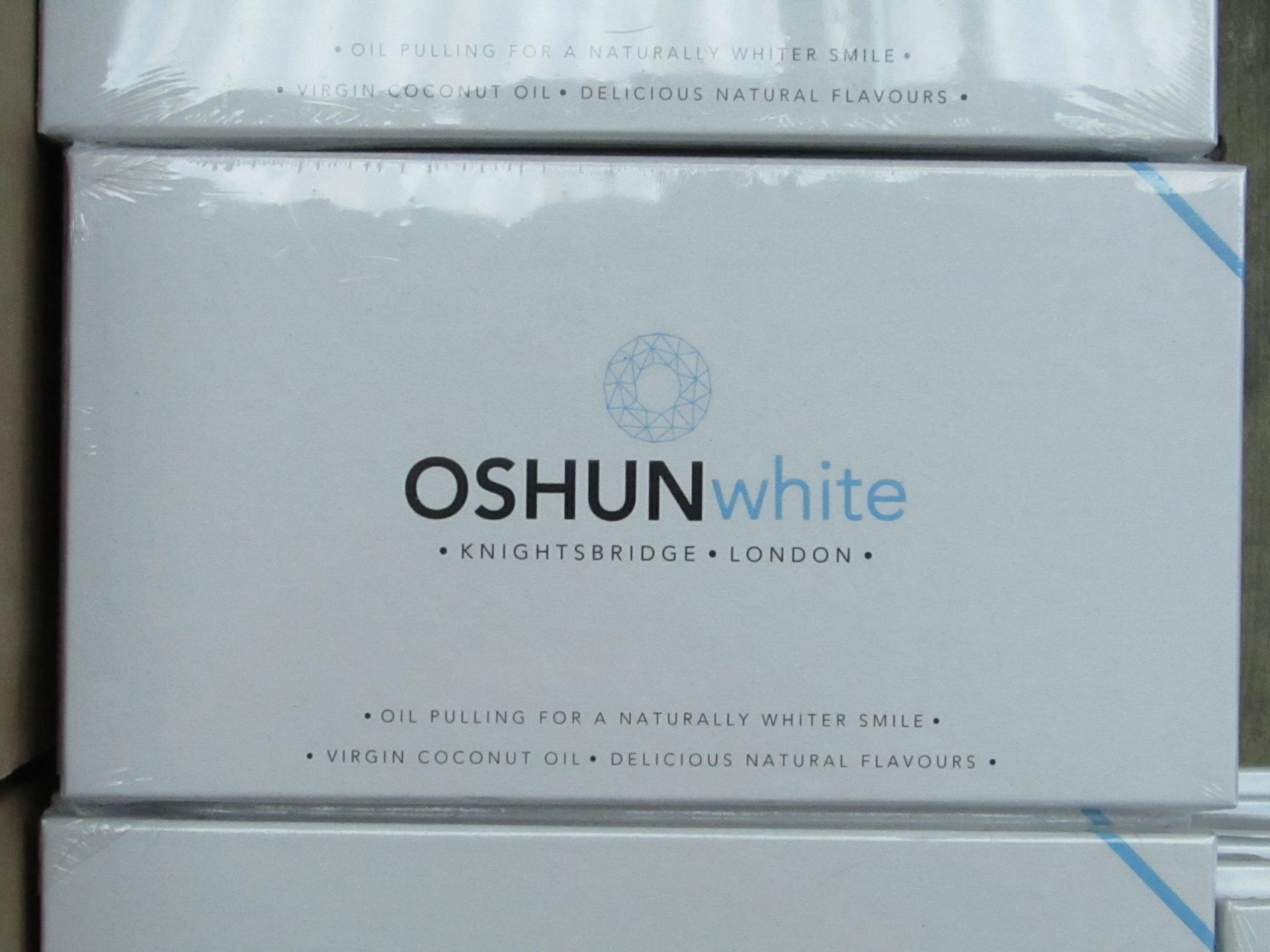 10x Oshun oil pulling for whiter teeth, spearmint, all brand new and packaged. BB: May 2017