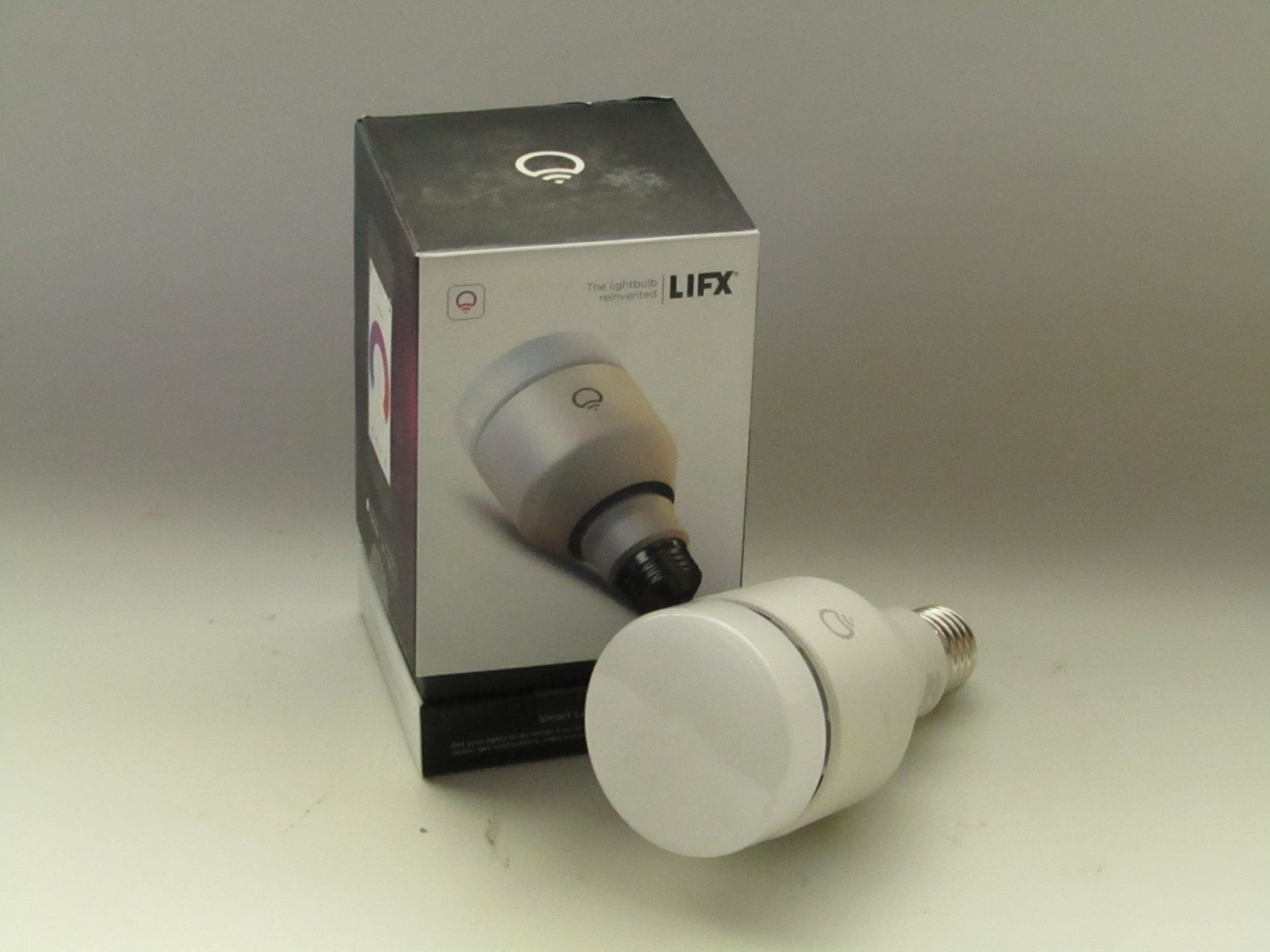 Lifx Large edison screw smart colour changing light bulb, unchecked in original packaging, RRP £59.