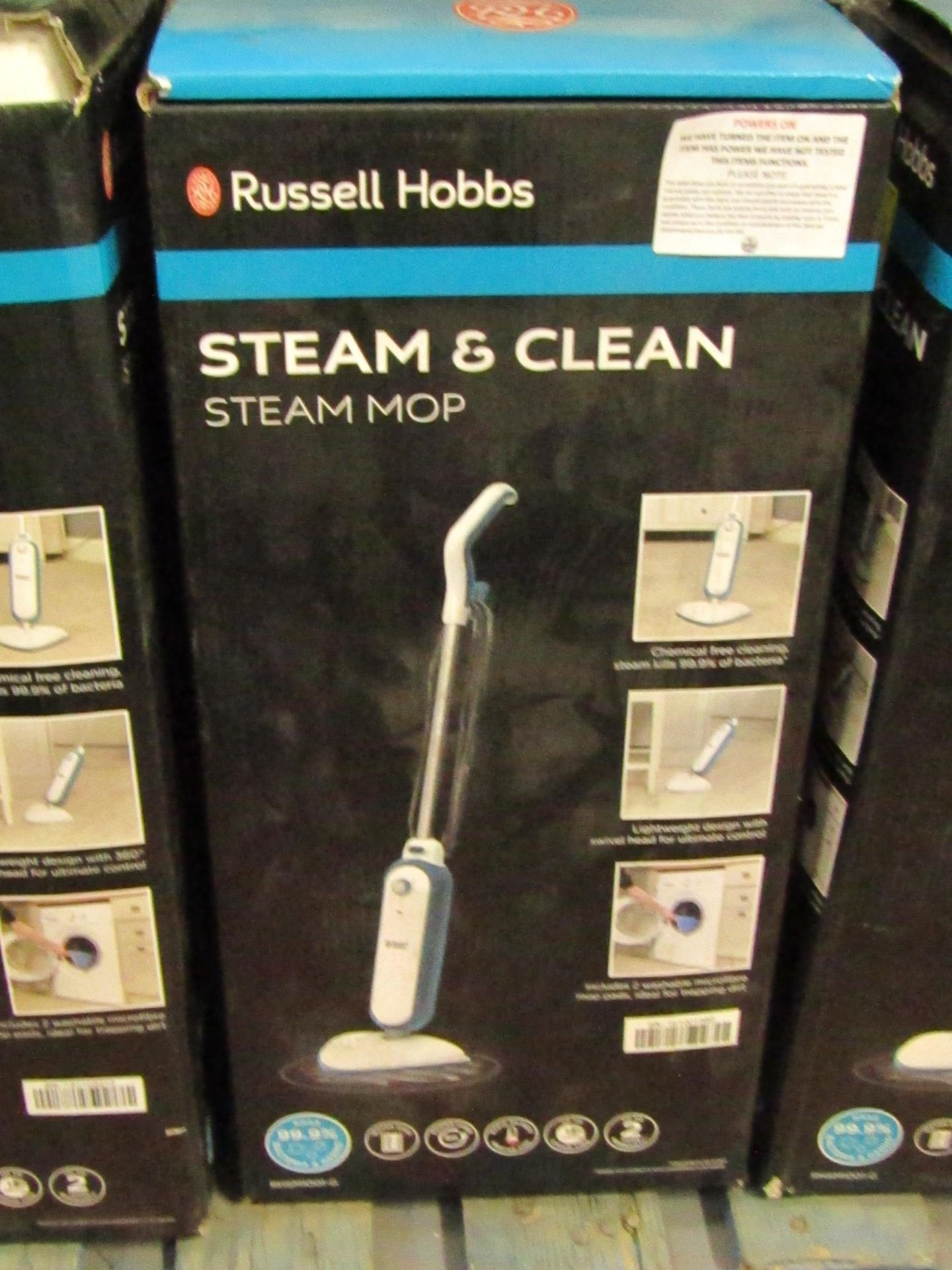 Russell Hobbs steam and clean steam mop, we have spot checked and few of these and all appear to