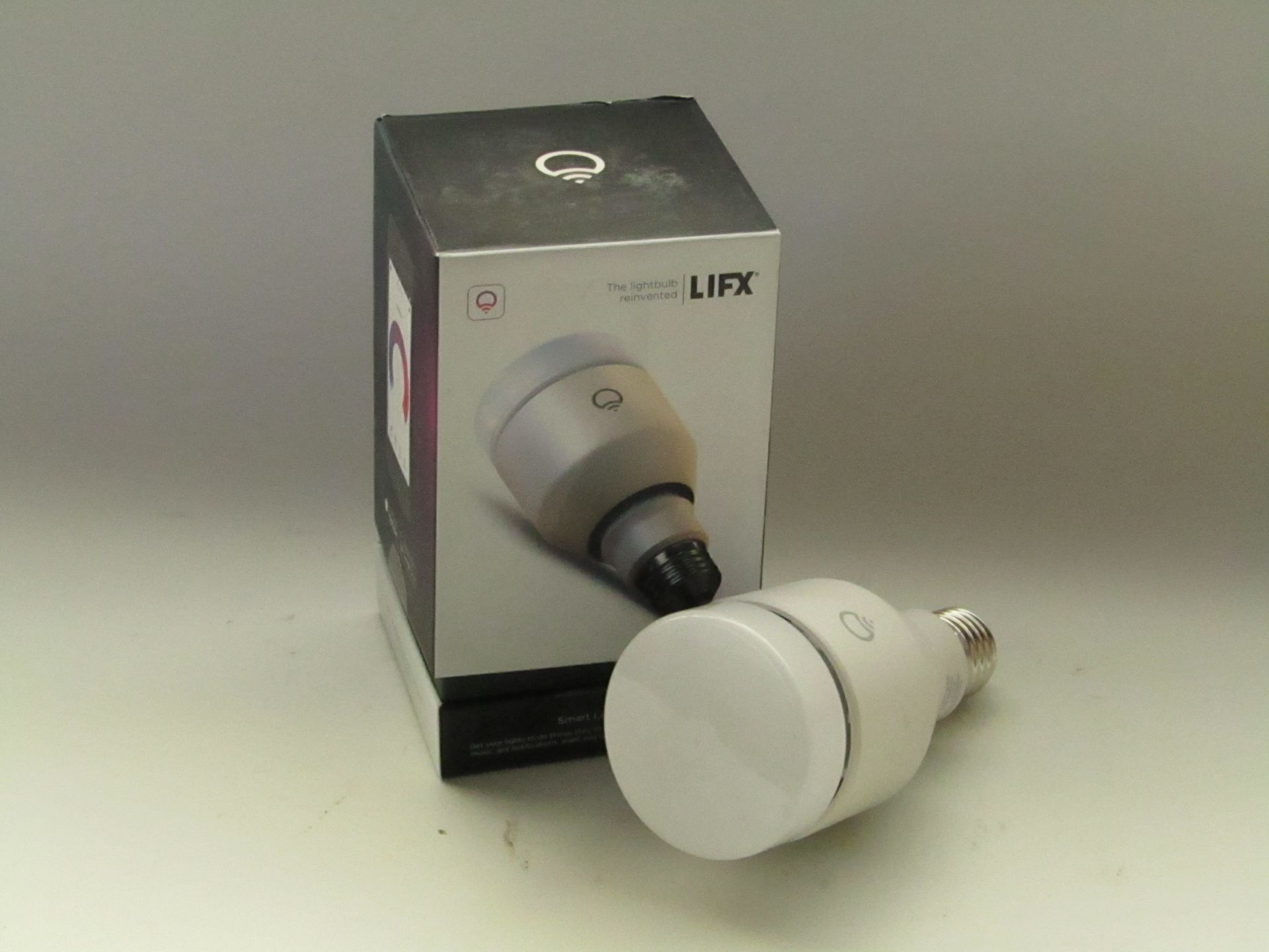 Lifx Large edison screw smart colour changing light bulb, unchecked in original packaging, RRP £59.