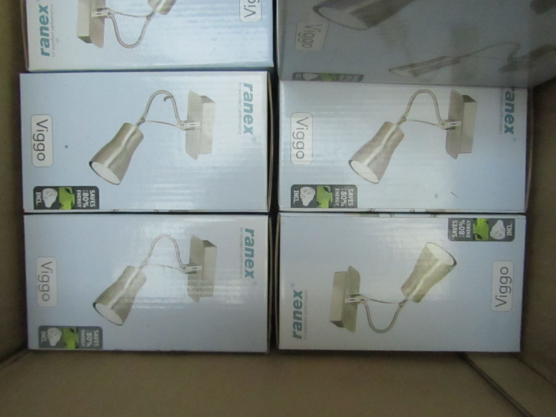 6x Ranex Viggo Spot light, new and boxed