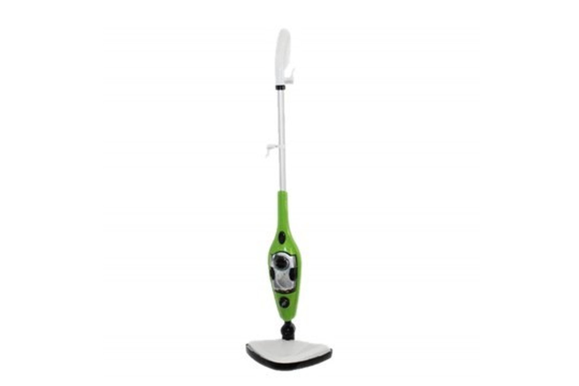 X10 10 in 1 multi purpose steam mop, powers on.