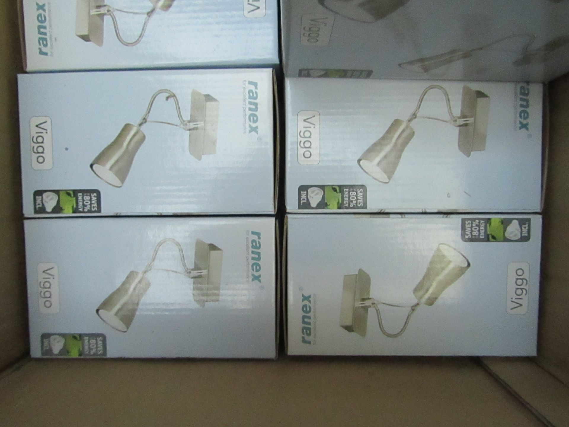 6x Ranex Viggo Spot light, new and boxed