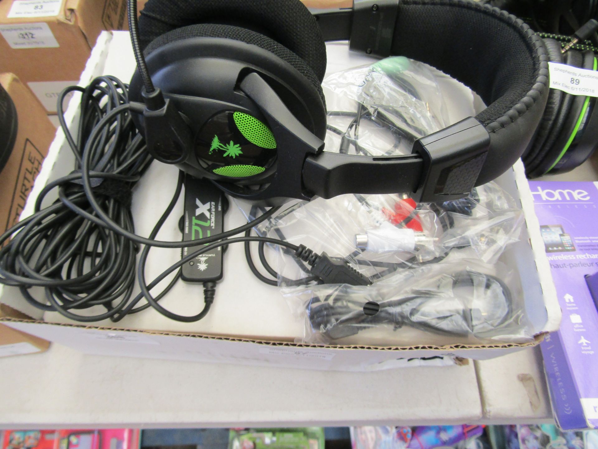 Turtle Beach Earforce X12, tested working and boxed.