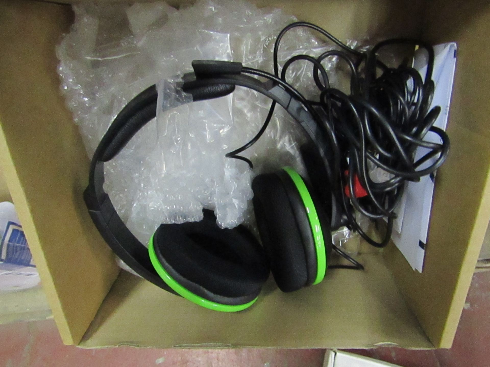 Turtle Beach Earforce XL1 amplified gaming headset, untested and boxed.