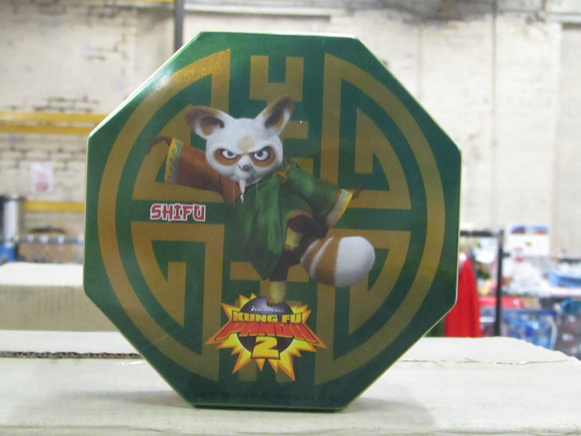 11x Boxes of 24x Kung Fu Panda themes Metal tins, all new