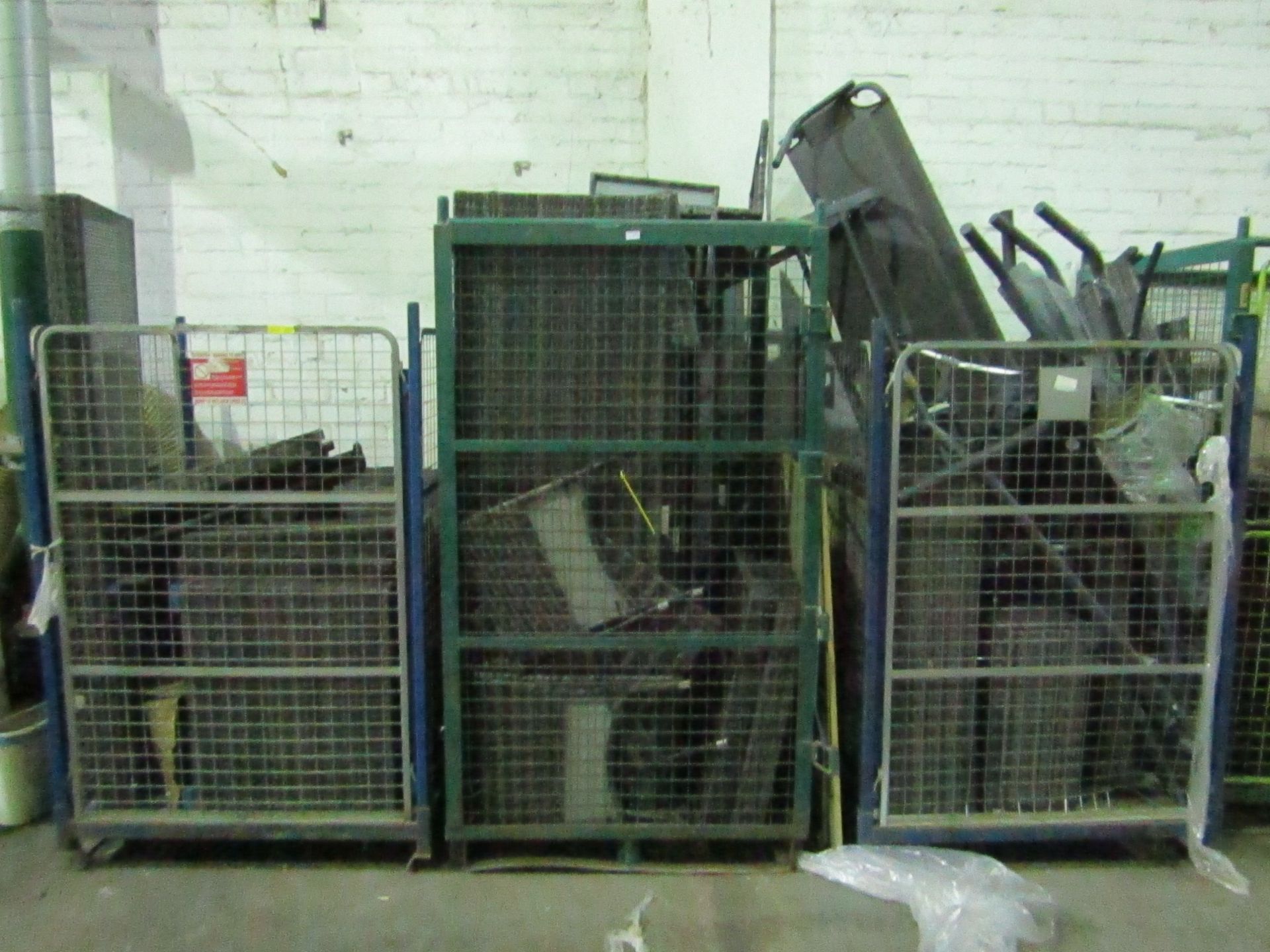 3x Full pallets worth of pieces for various rattan garden furnitures. All unchecked (please note