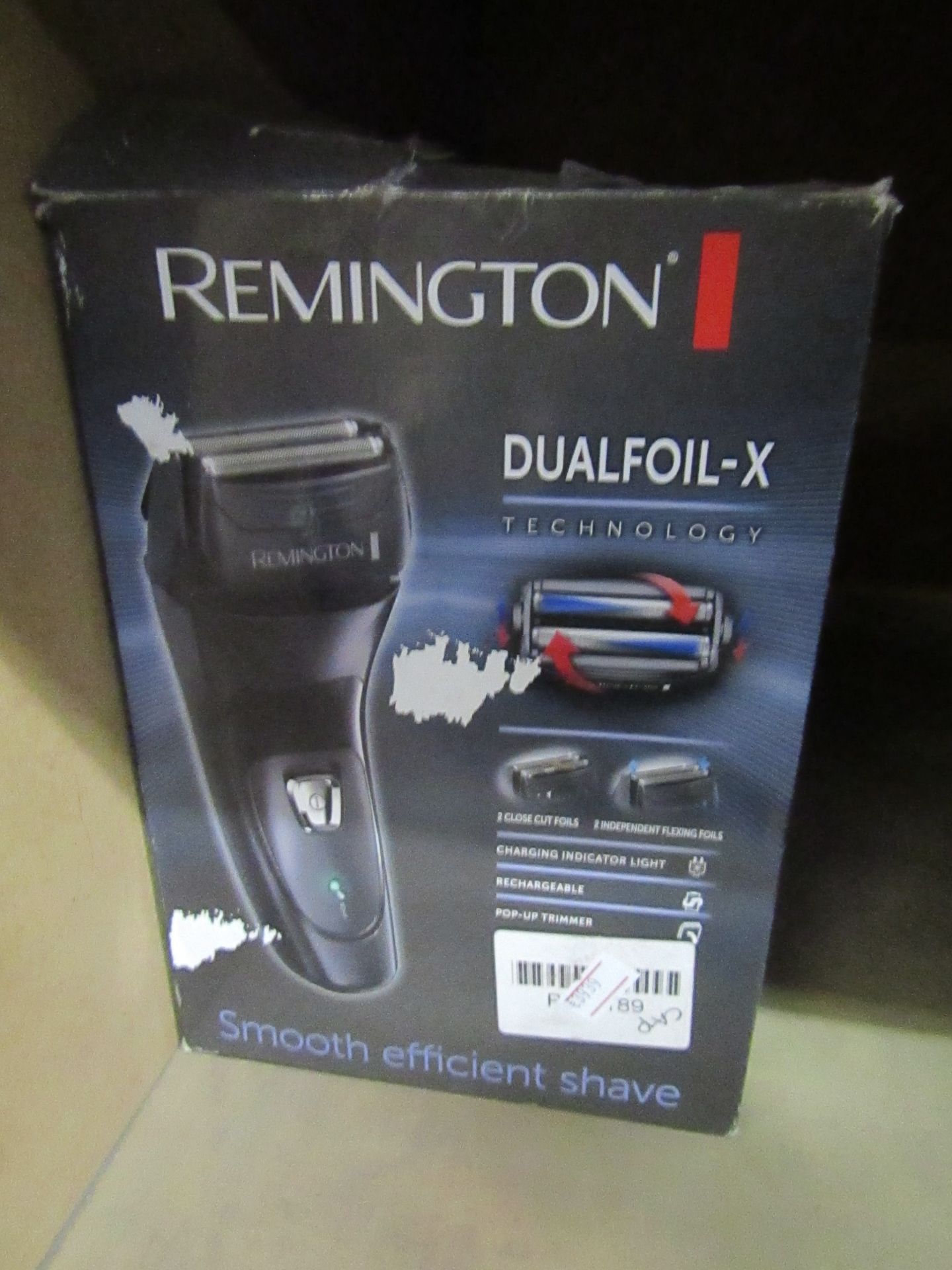 Remington dual -foilx shaver tested working and boxed