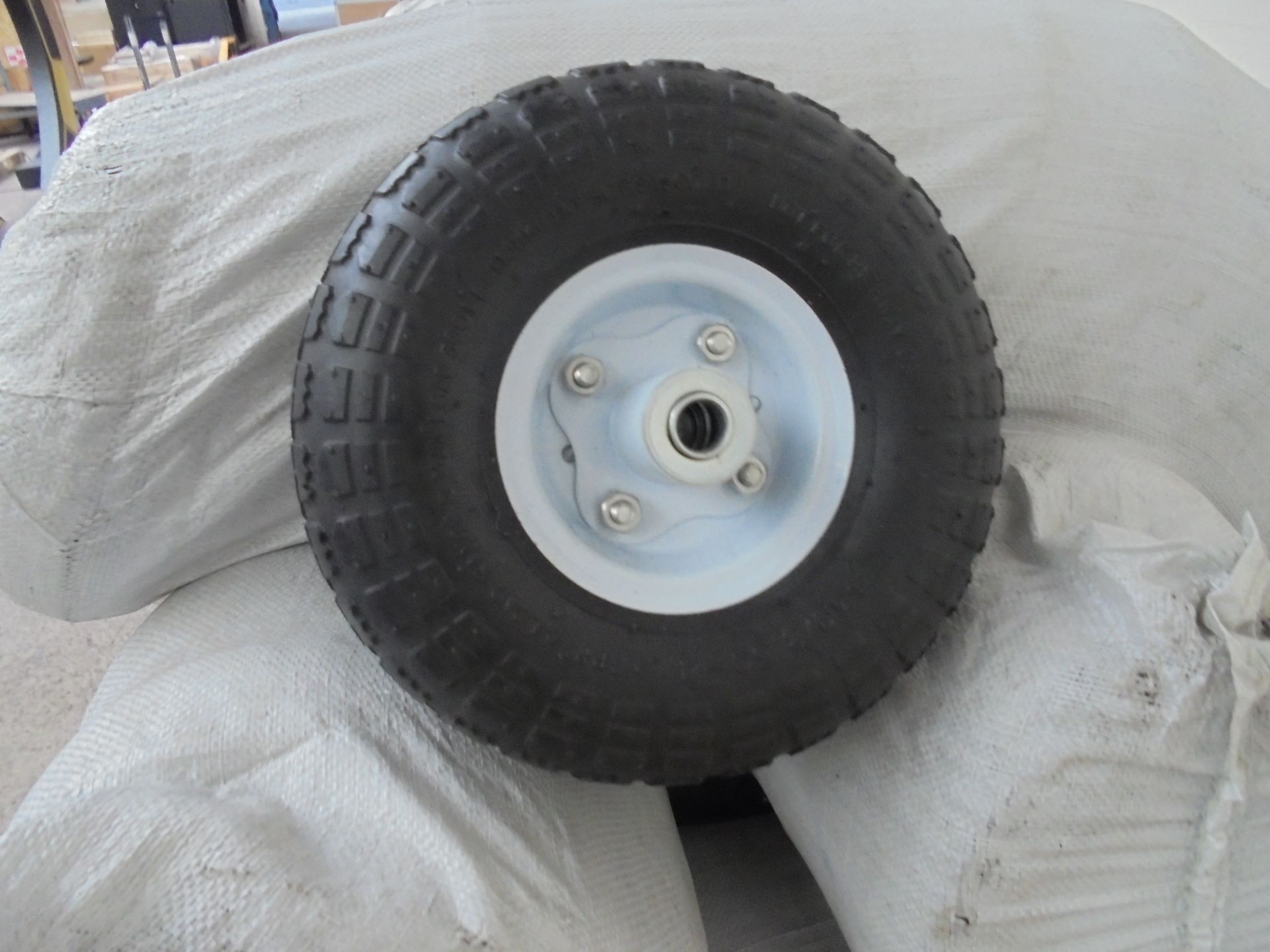 10x Nylon tube tyres for Heavy duty sack trucks, new and all pumped up.