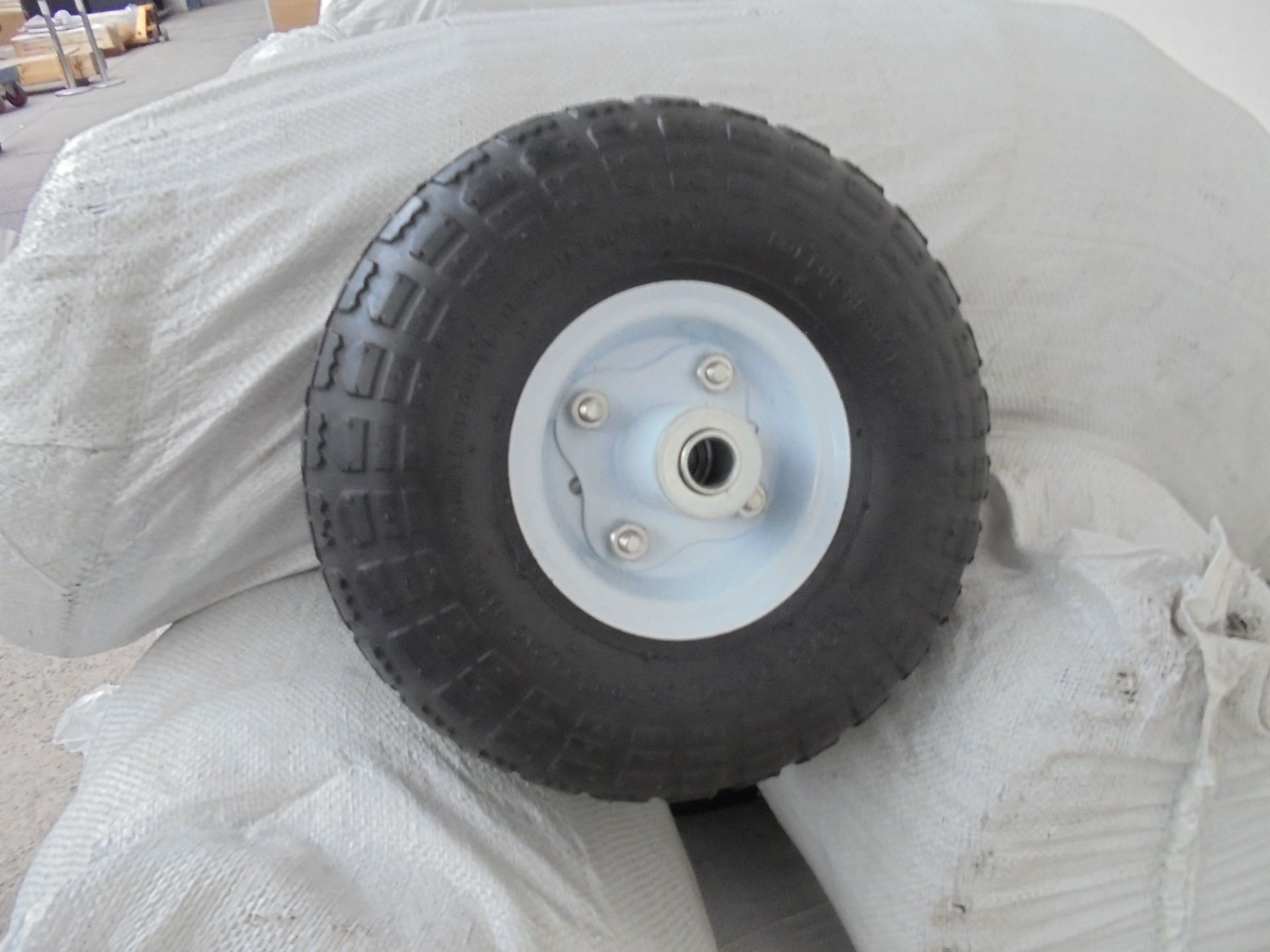 10x Nylon tube tyres for Heavy duty sack trucks, new and all pumped up.