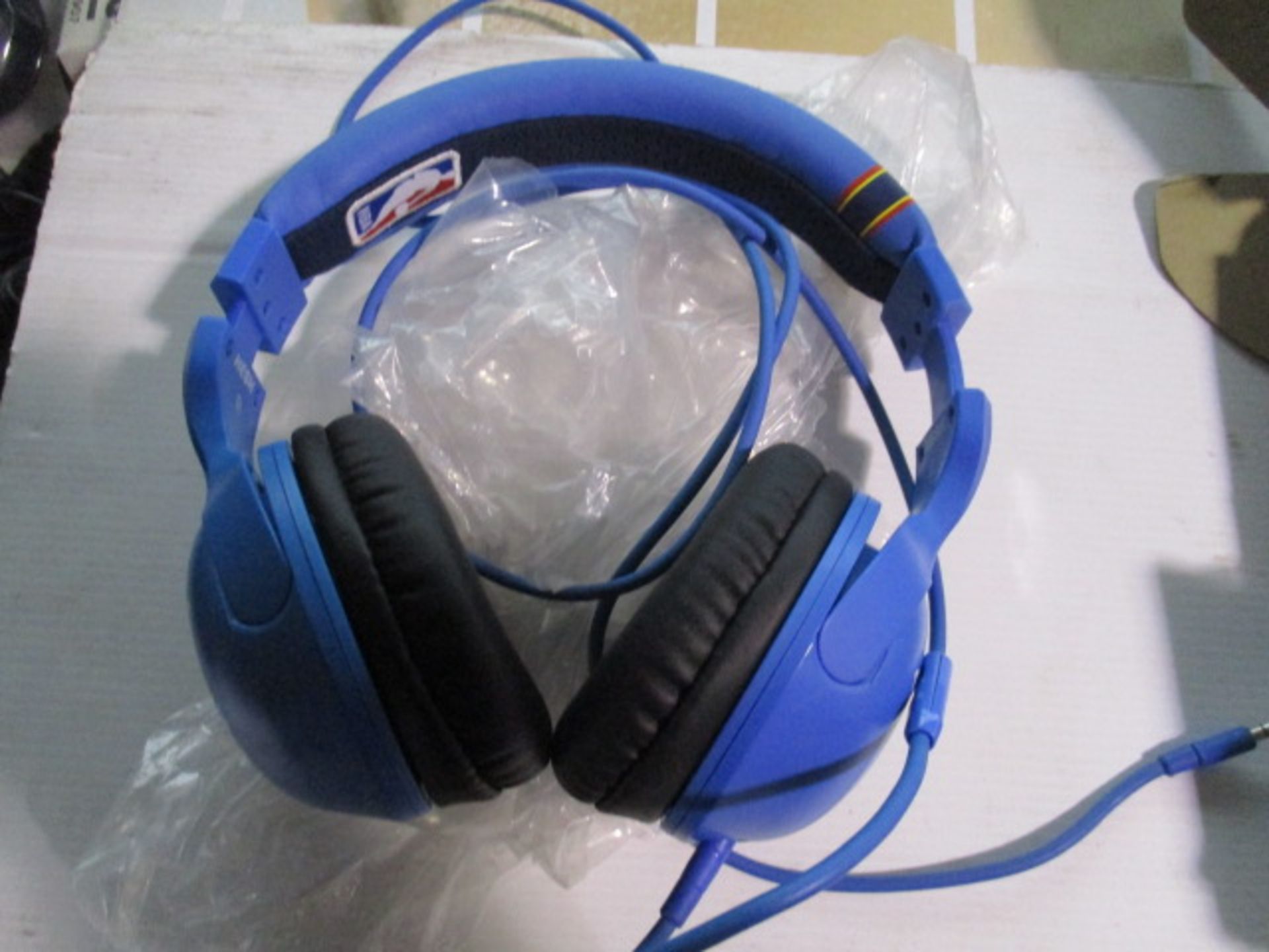 Skullcandy Thunder NBA headfones boxed and unchecked