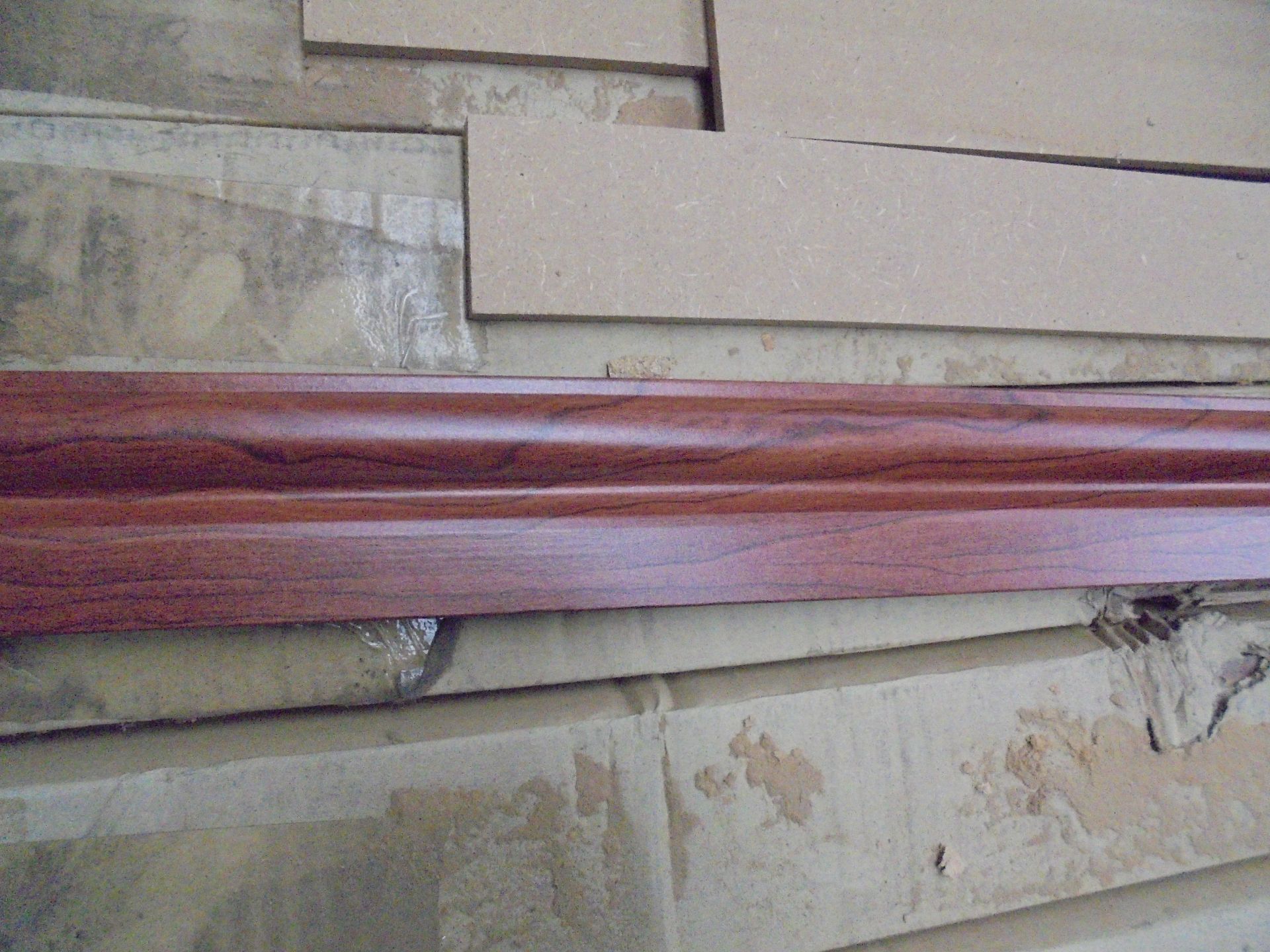 5 pieces x Laminate Taurus Mahogany Skirting 64mm x 2.4m RRP £10.49 per piece