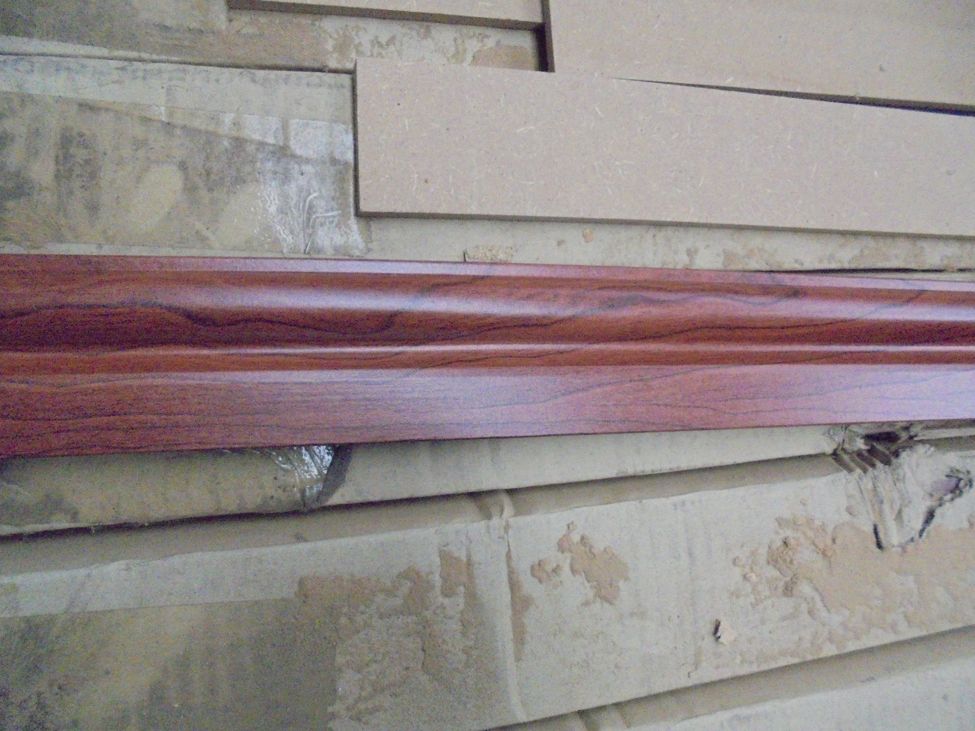 5 pieces x Laminate Taurus Mahogany Skirting 64mm x 2.4m RRP £10.49 per piece