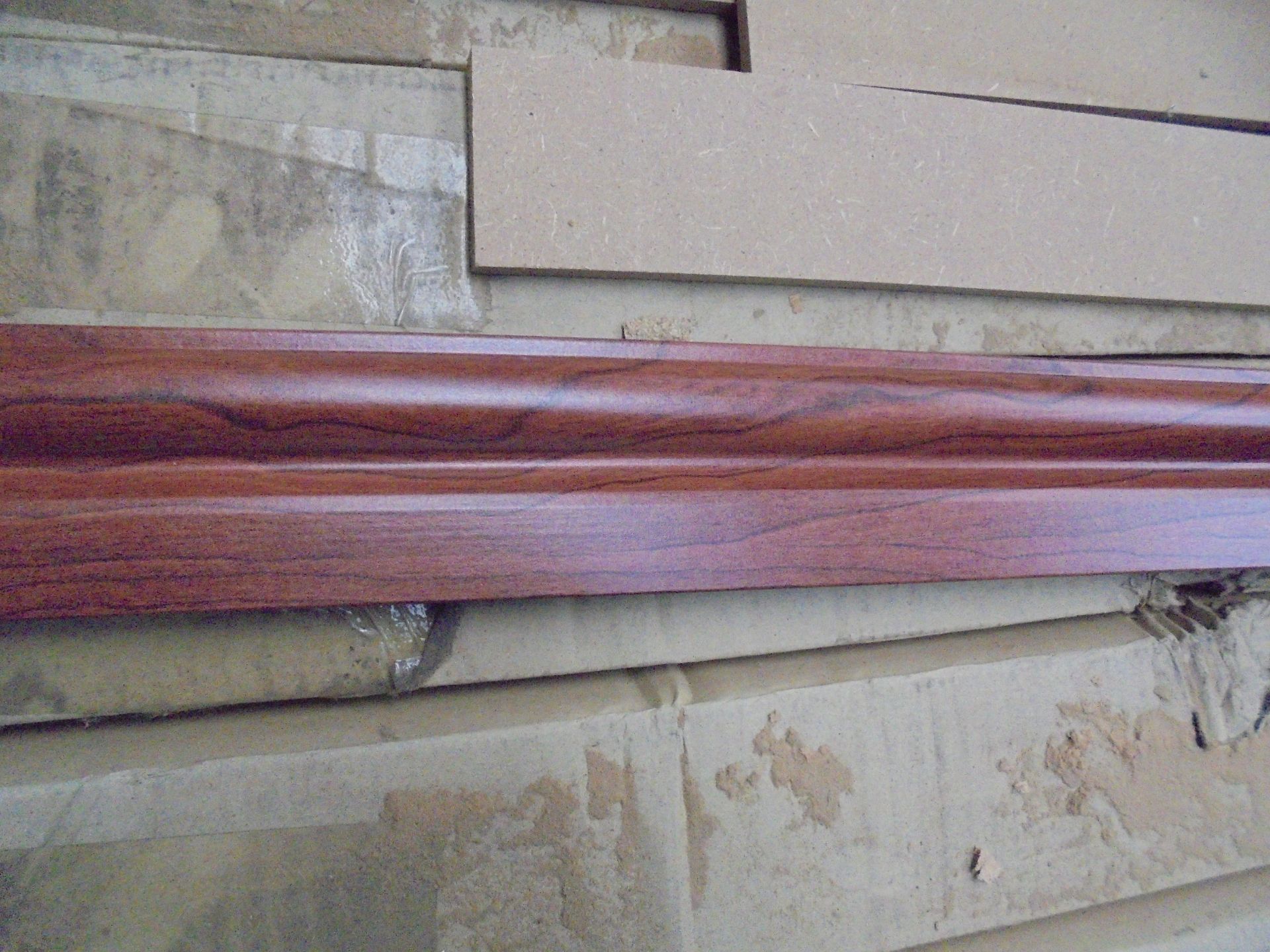 5 pieces x Laminate Taurus Mahogany Skirting 64mm x 2.4m RRP £10.49 per piece