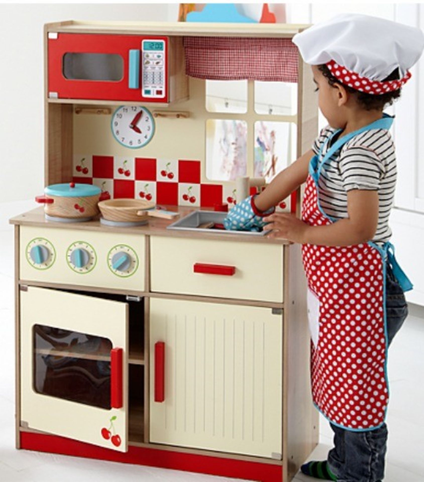 George Home Kitchen Play set, in 2 boxes, both unchecked, please also note that we believe this