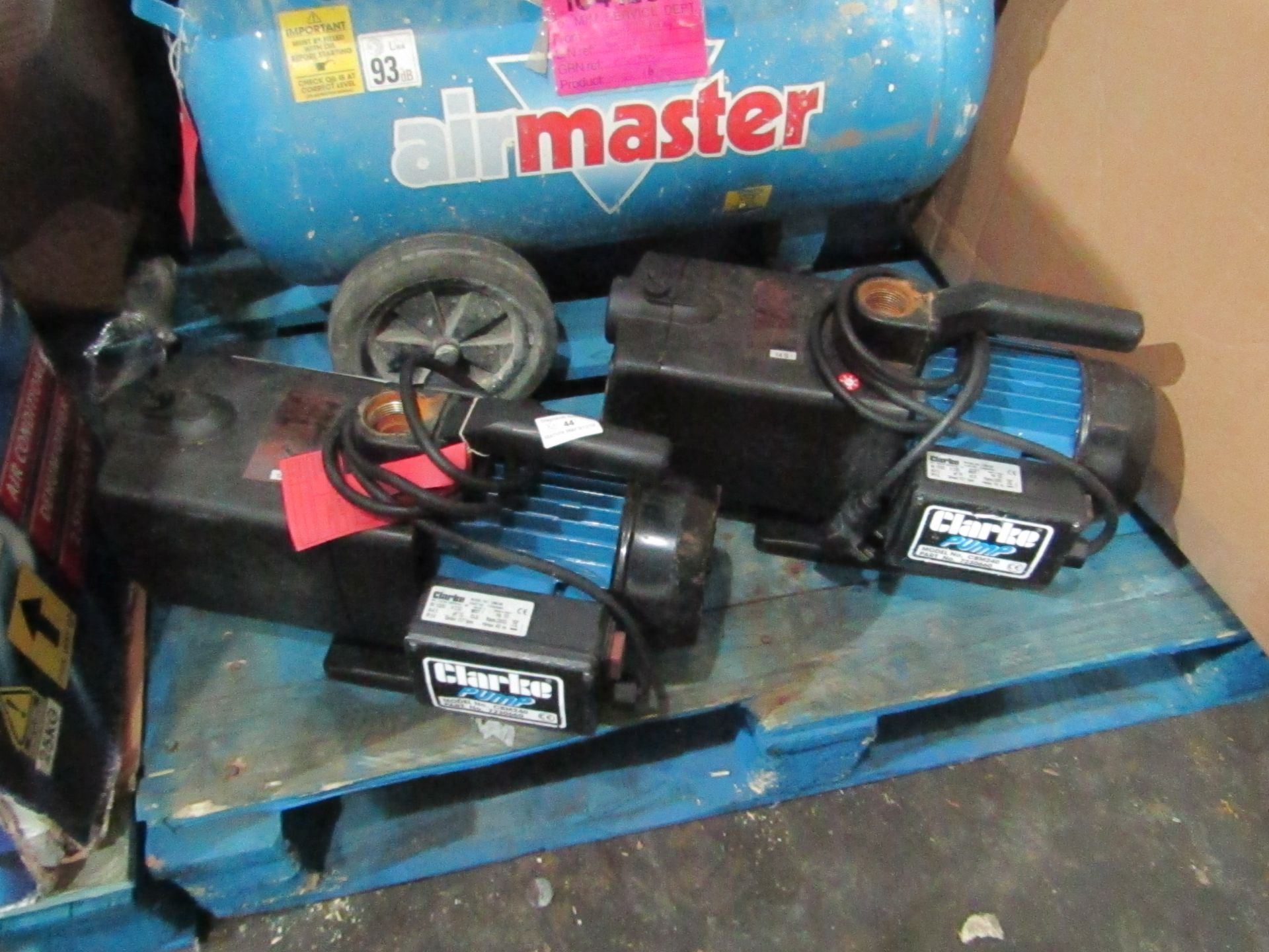 2x Clarke CBM240E 1" Multi Stage 230V Booster Pump, RRP for each £309.98 Please note; this is a