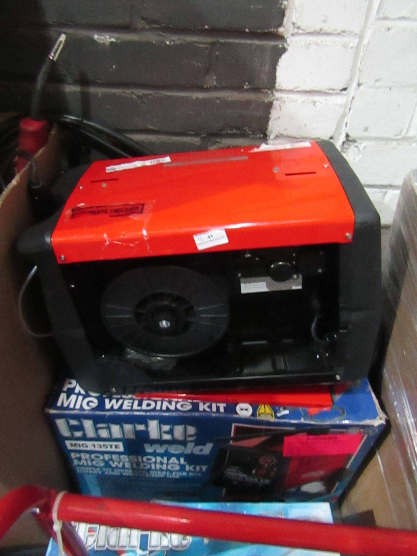 2x Clarke 135TE Turbo MIG Welder, RRP of each £249.98 Please note; this is a raw return and