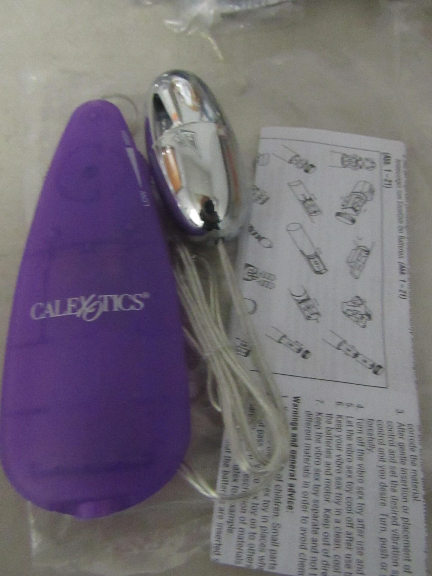 California Erotic Novelties Remote control vibrating egg, new.