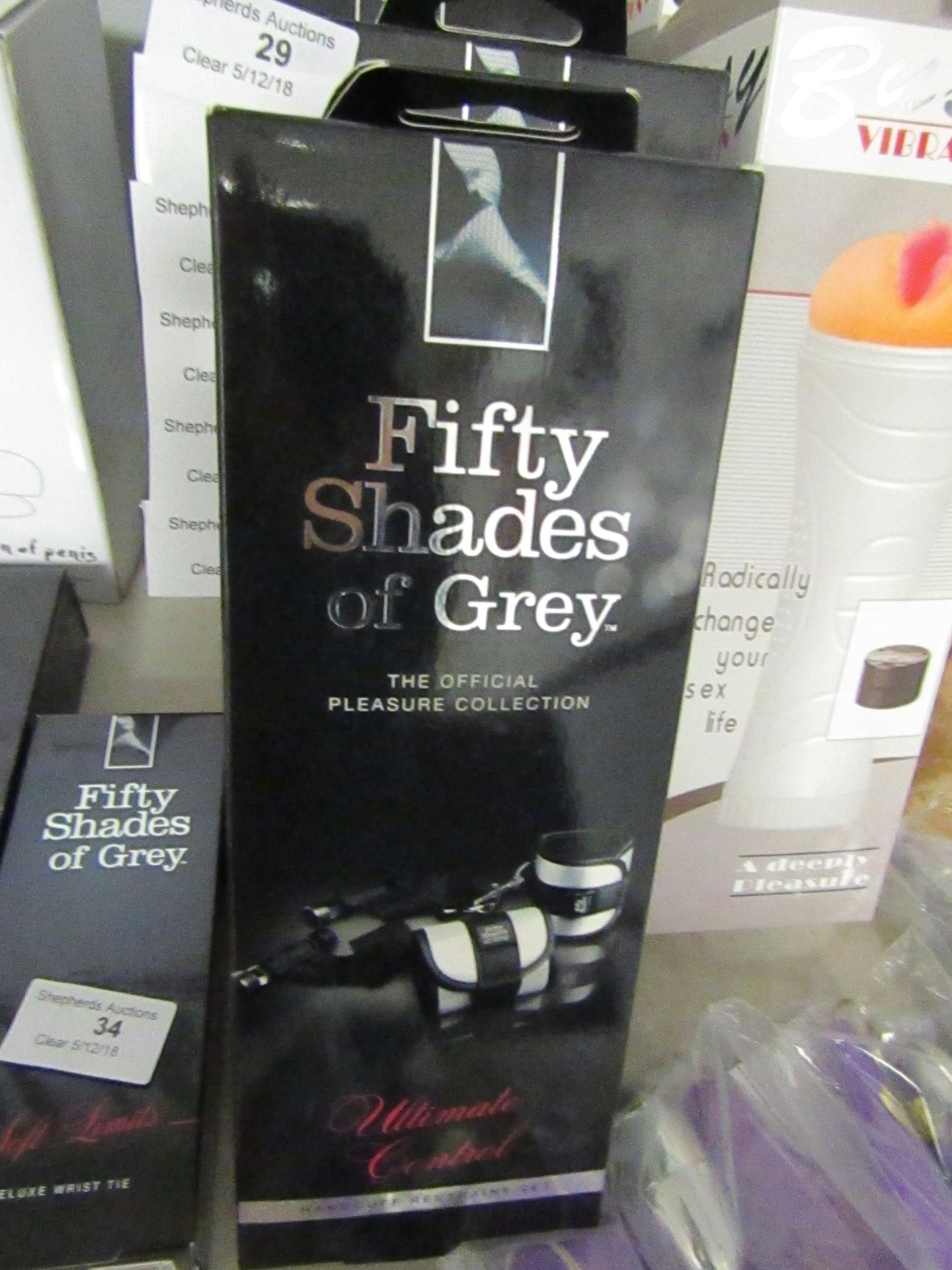 Fifty Shades of Grey the Official Pleasure collection Handcuff restraint set, new and boxed