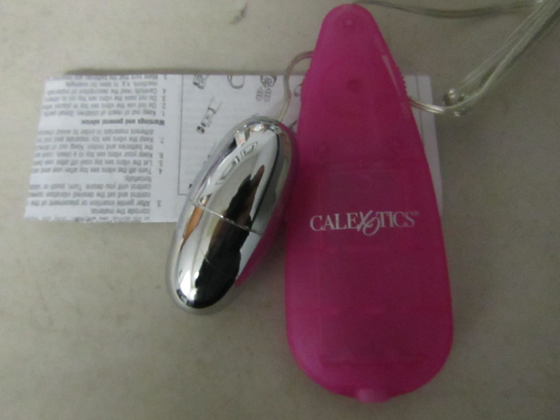 California Erotic Novelties Remote control vibrating egg, new.