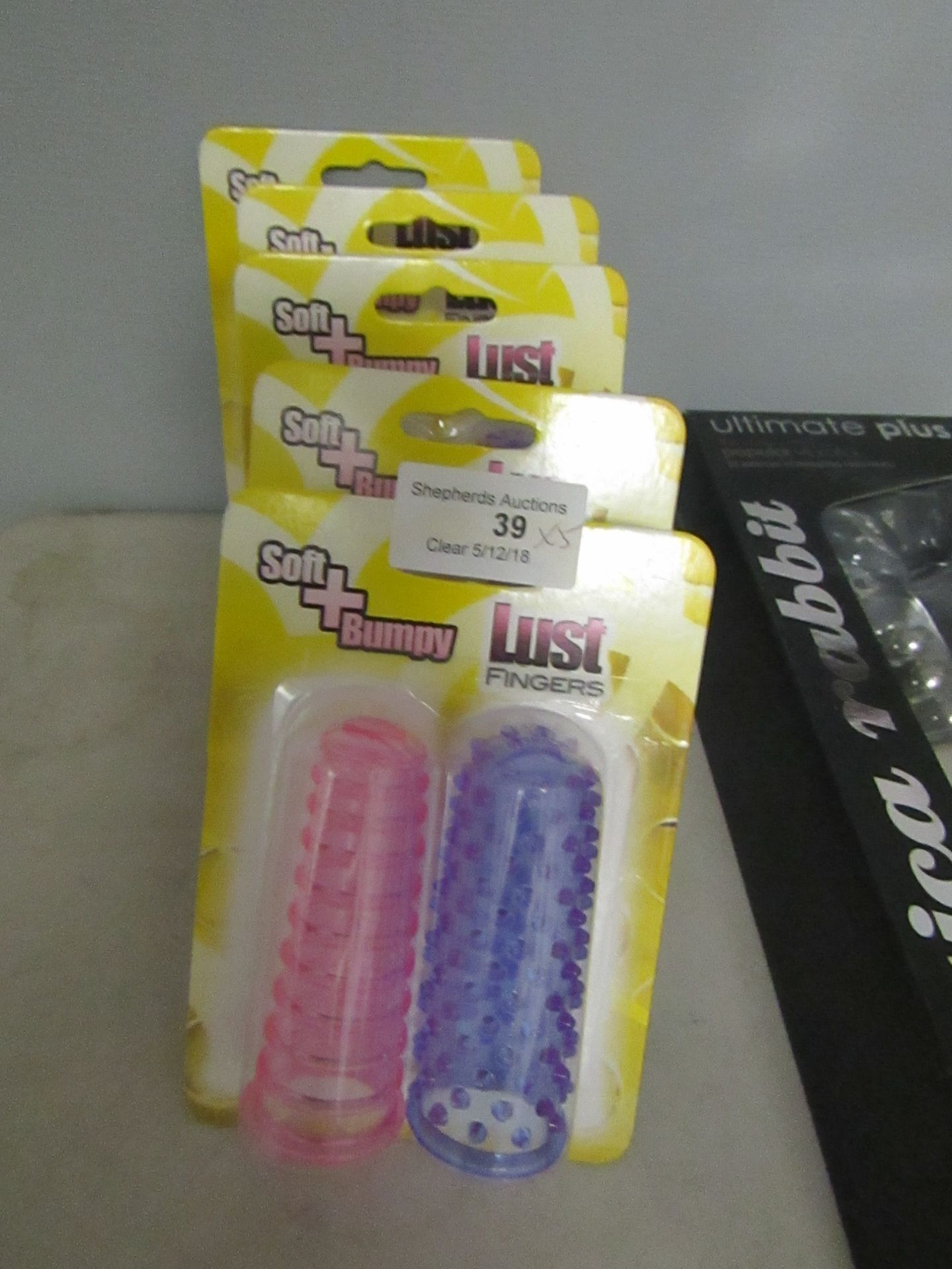 5x Sets of 2 Soft and Bumpy Lust Fingers, all new