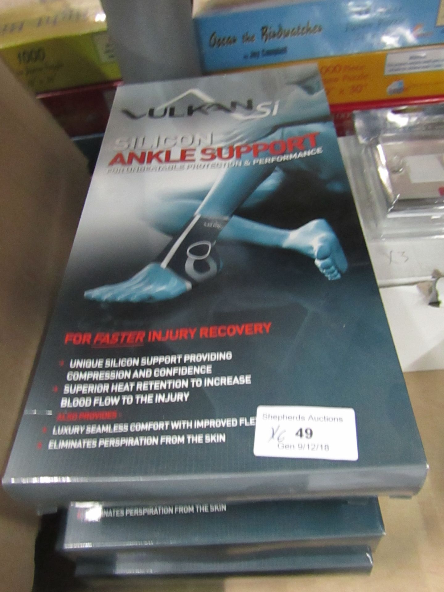 6x Vulkan Si silicon ankle supports (large), new