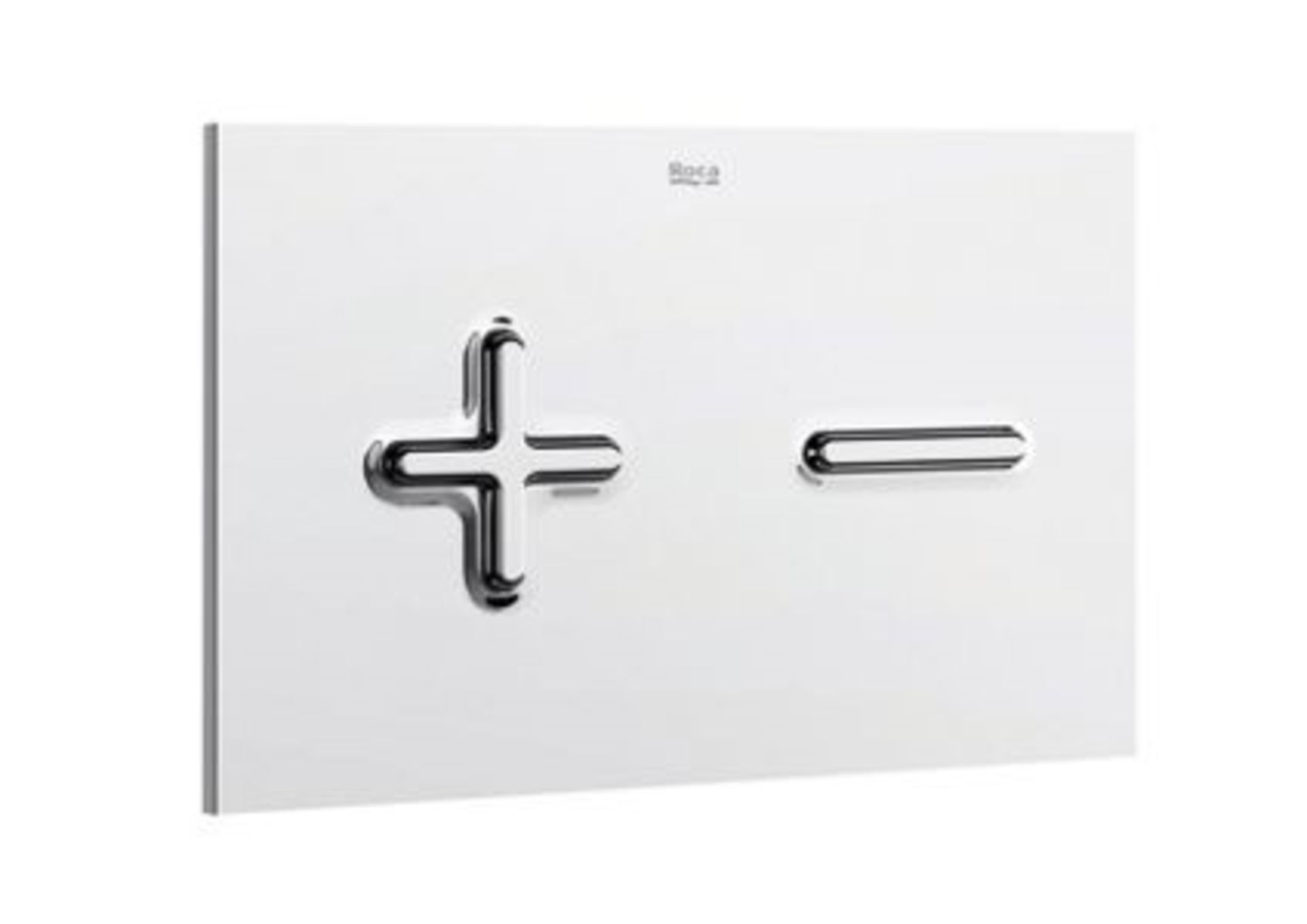 Roca PL6 Dual Chrome Flush Plate. New & boxed, RRP £39 at Cityplumbing.co.uk