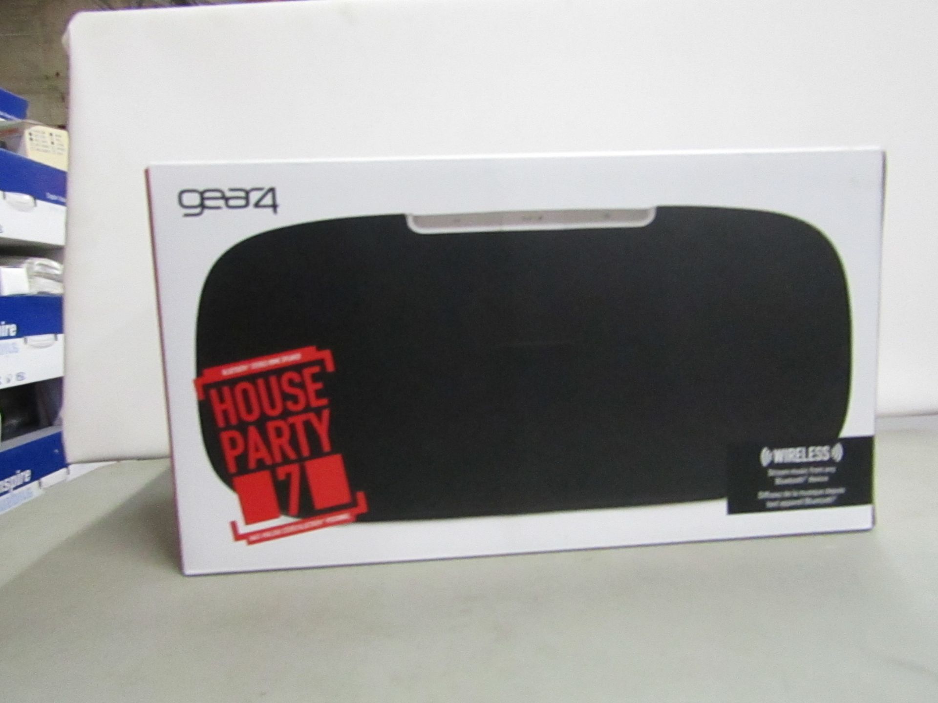 Gear4 wireless Bluetooth stereo home speaker, brand new and boxed.