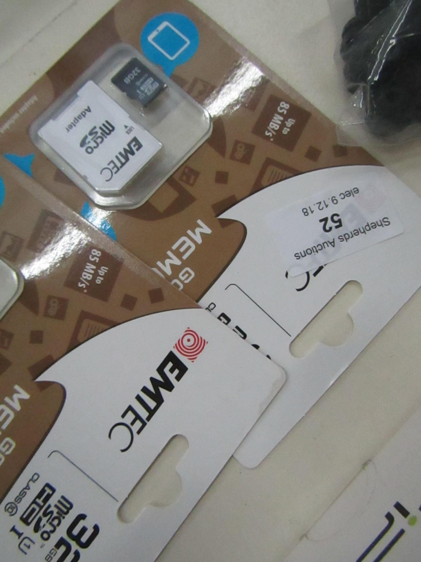 EmTec 32GB Gold Plus SD card with adaptor, new and packaged.