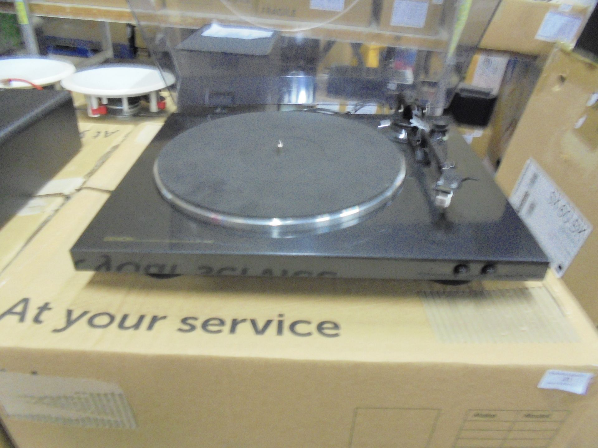 Denon DP-300F Turntable for Audio Device, tested working and boxed. RRP £299.00 at https://www.