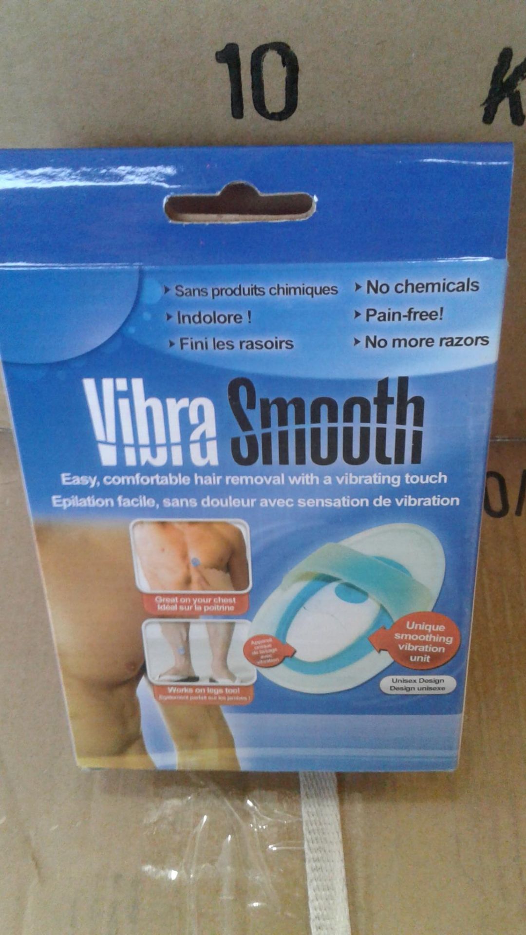 1000.pcs Vibra smooth hair removal unit, with unique smothing vibration, new and sealed