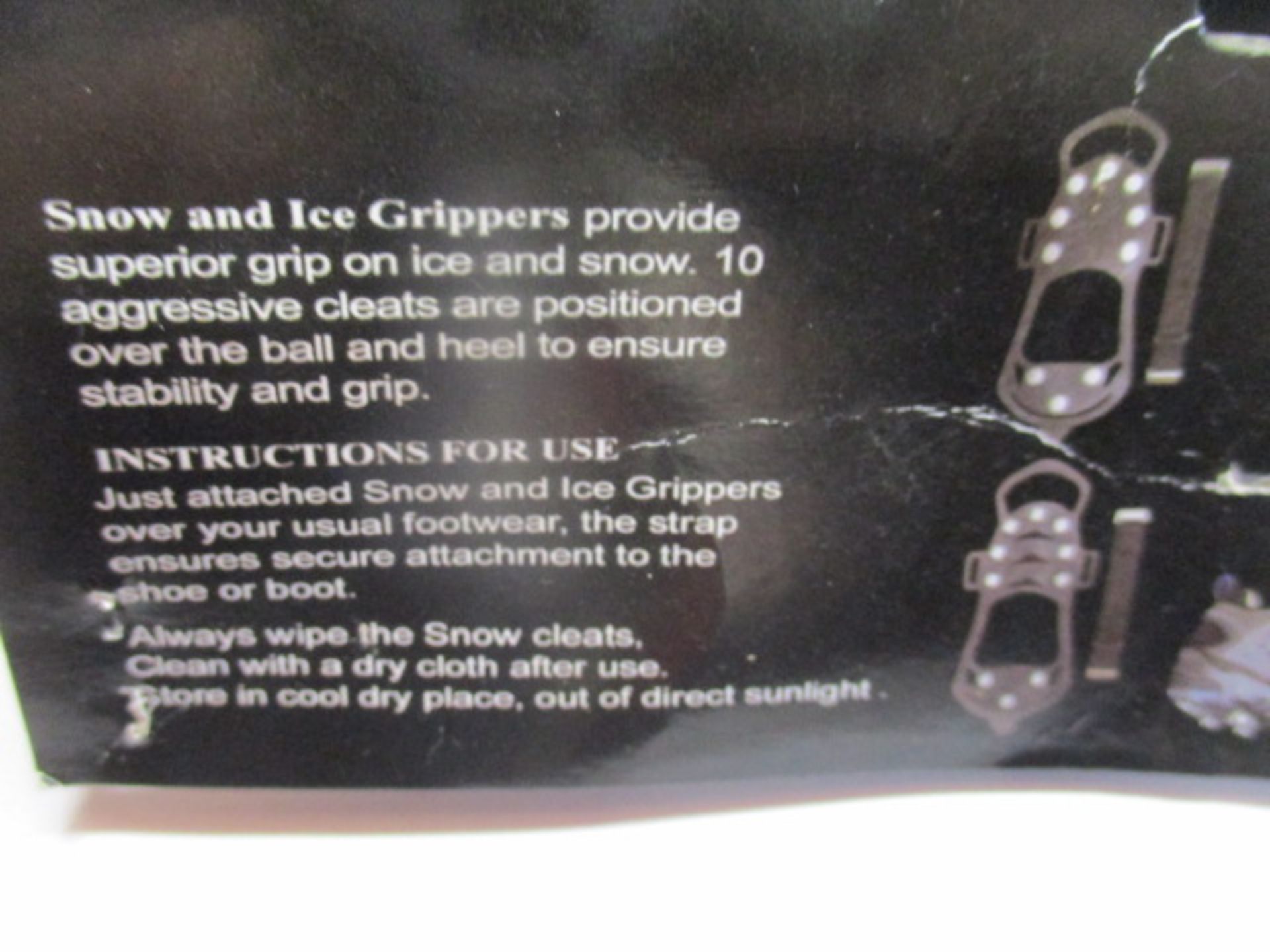 500.pcs serious traction ice grippers with stainless steel pleets, rigid construction, german made - Image 2 of 2