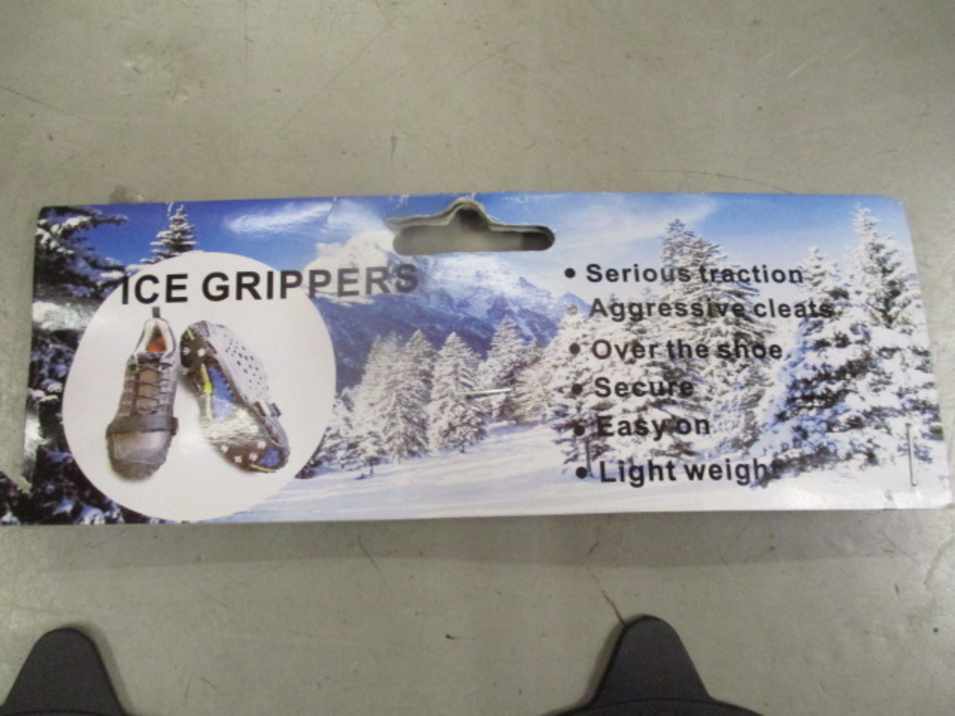 100.pcs Serious traction ice grippers with stainless steel pleets, rigid construction, german - Image 2 of 2