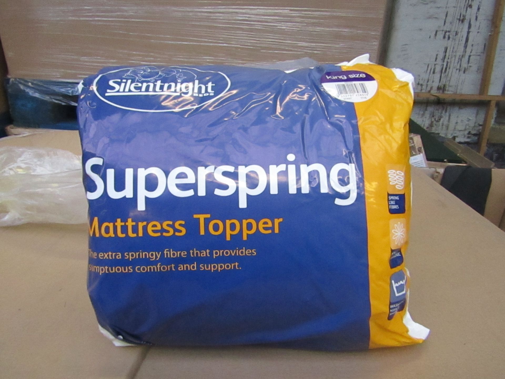 4x Silentnight Super Spring mattress topper, kingsize, all brand new and packaged. Each RRP £29.99