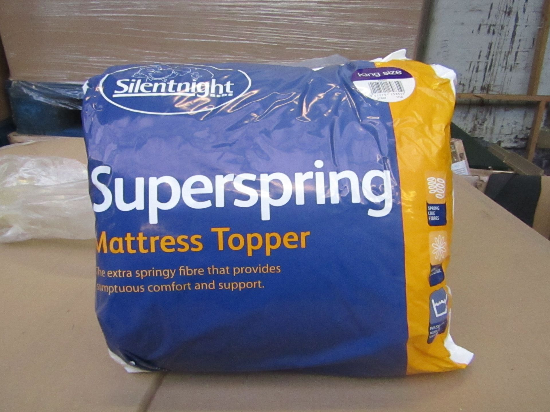 24x Silentnight Super Spring mattress topper, kingsize, all brand new and packaged. Each RRP £29.99