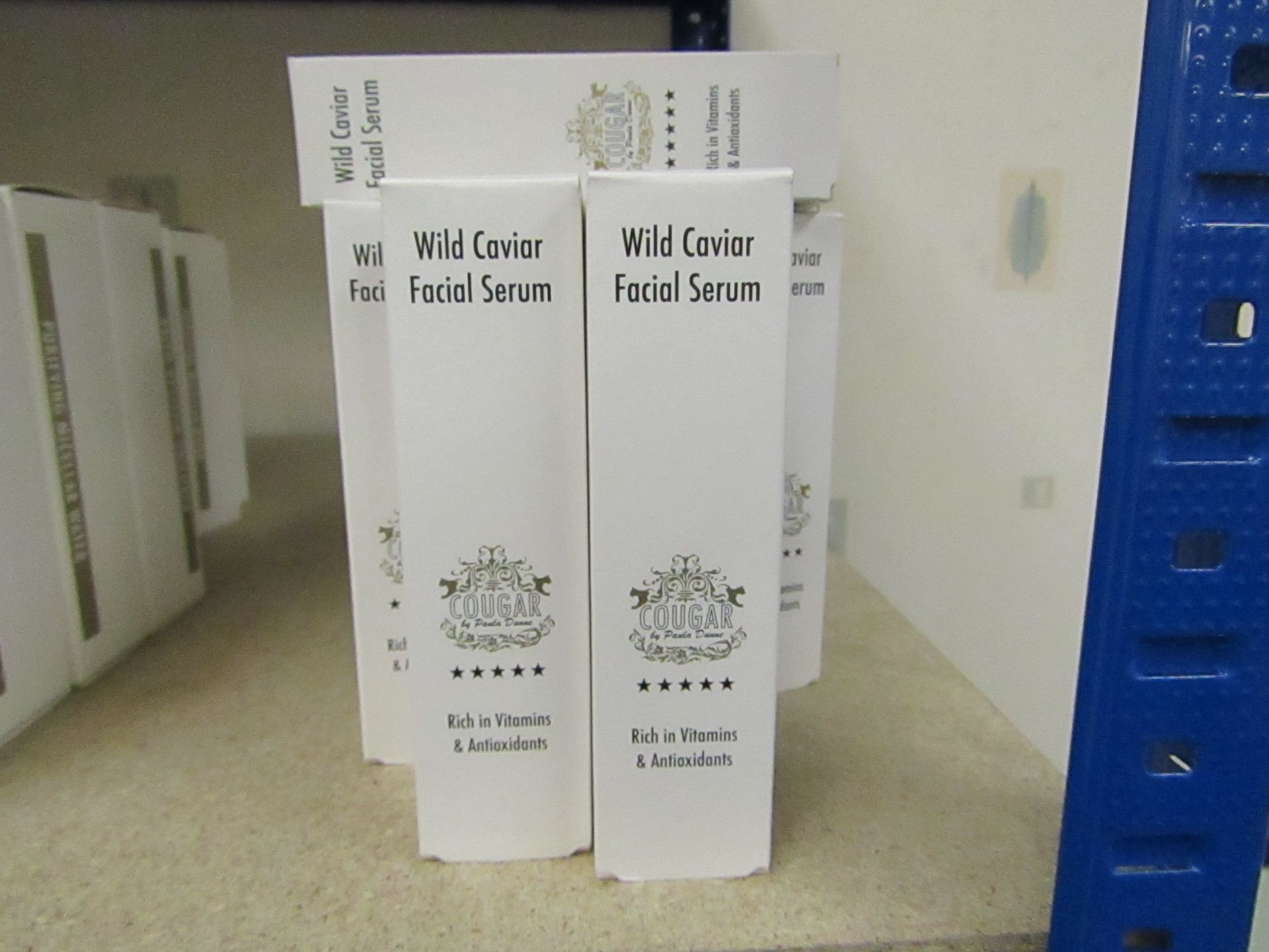 2 x Cougar 50ml Wild Caviar Facial Serum, both brand new and boxed.