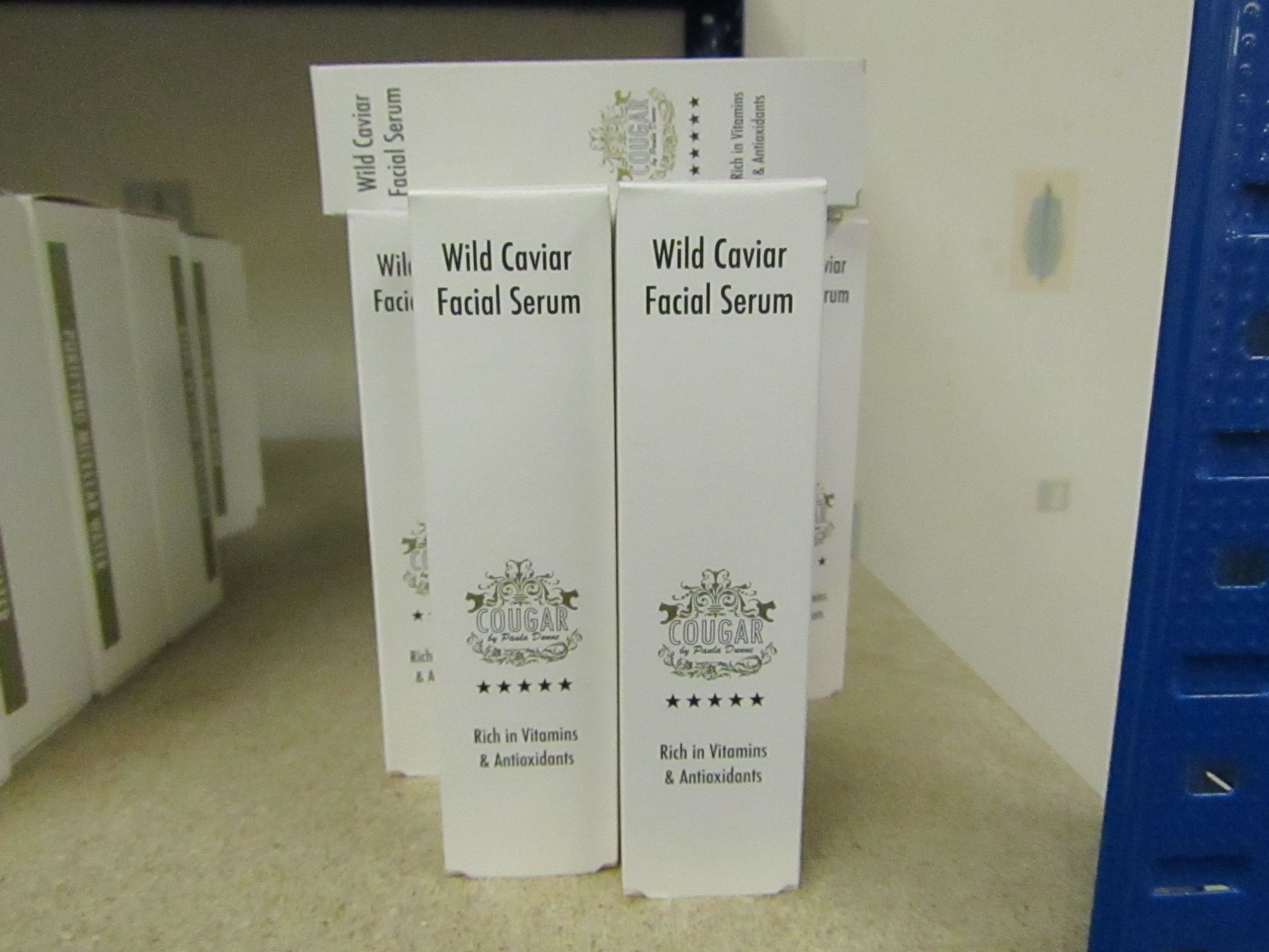 2 x Cougar 50ml Wild Caviar Facial Serum, both brand new and boxed.