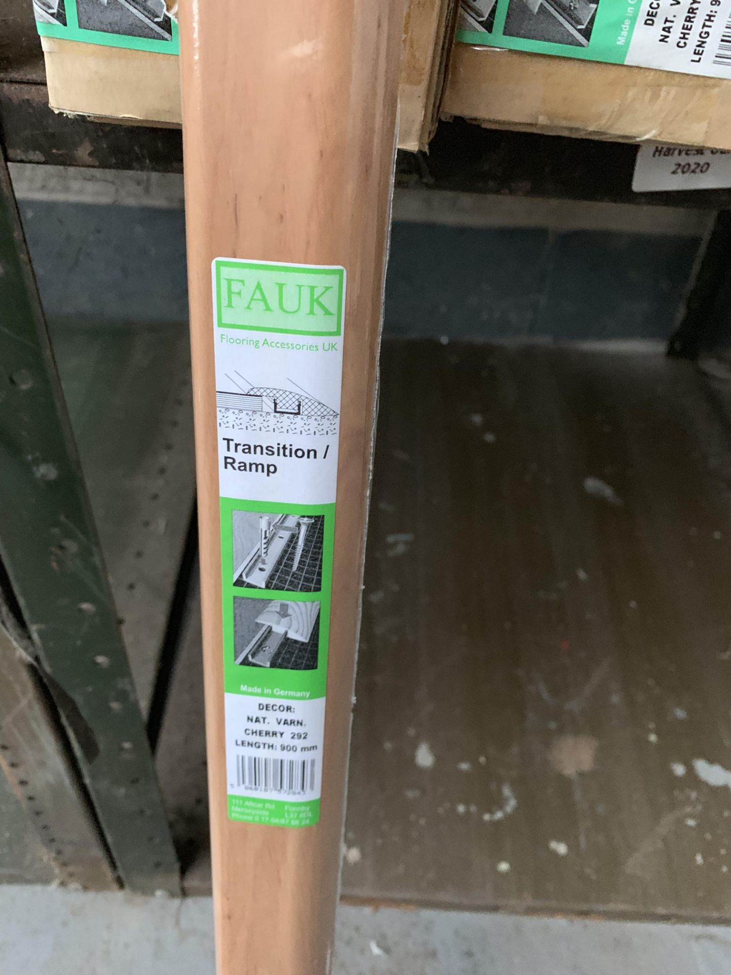 2 boxes 10 pieces per box Transition/Ramp 900mm Natural Varnish Cherry