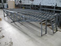 Galvanised steel forecourt vehicle display ramps