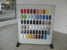 (2) Freestanding showroom display stands