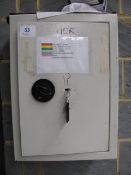 Wall mounted fire proof key safe with key